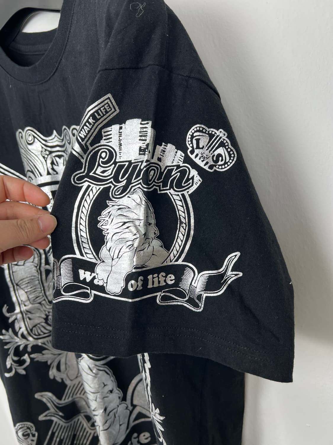 T073 JPN실버 프린팅 반팔티셔츠 상품이미지3