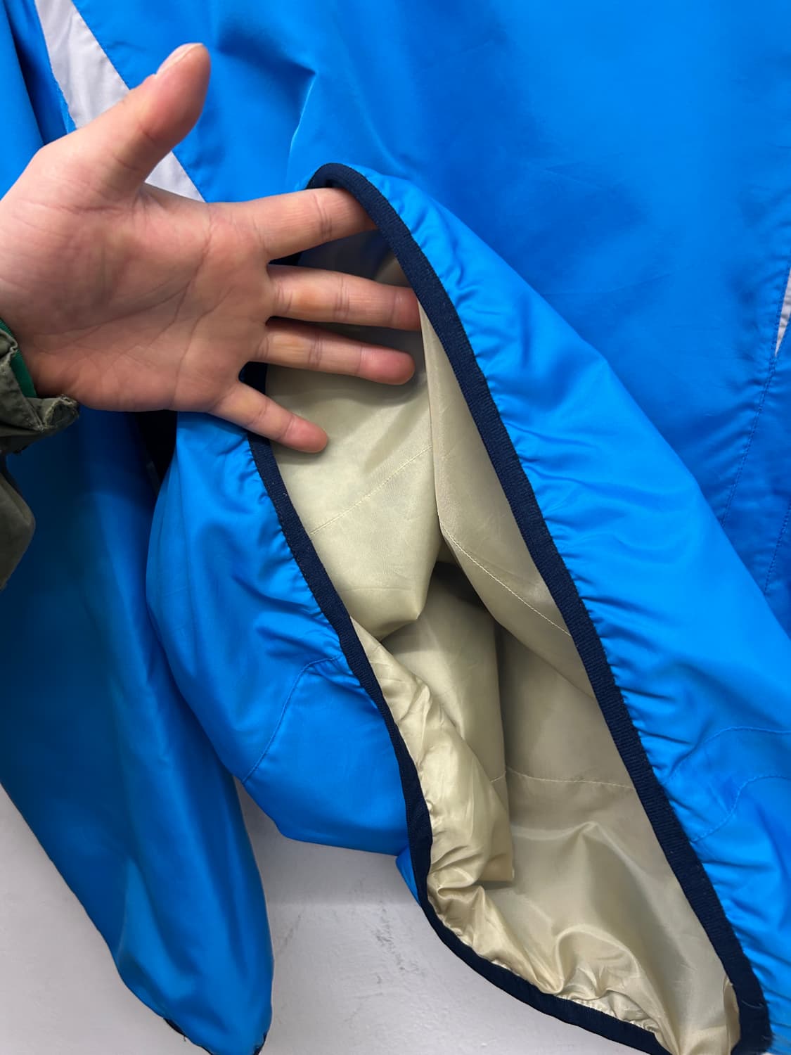 빈티지 아디다스 블루 풀오버 바람막이 상품이미지5