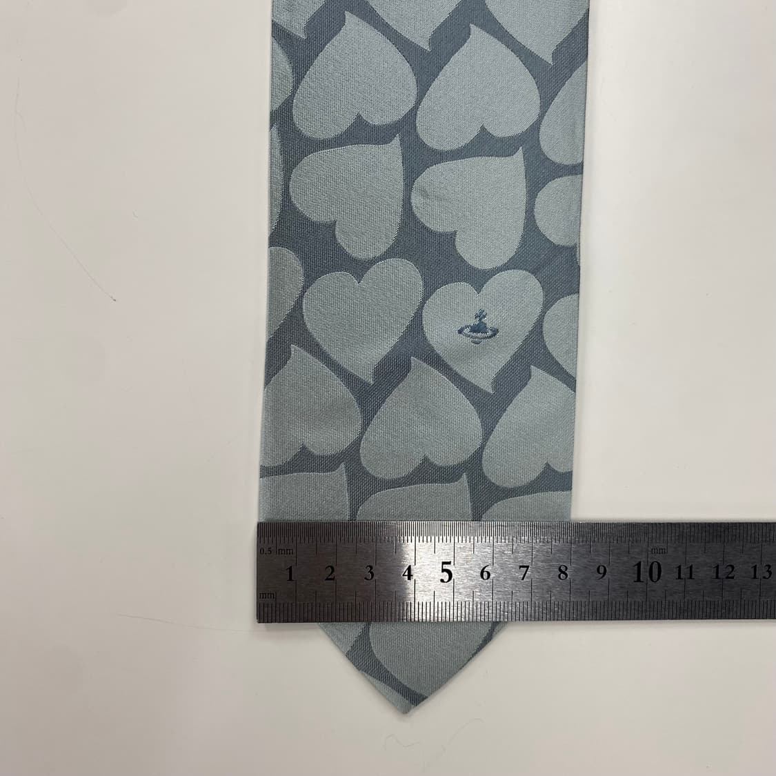 비비안웨스트우드 하트 정품 명품 넥타이(Vivienne)7.8cm 상품이미지8