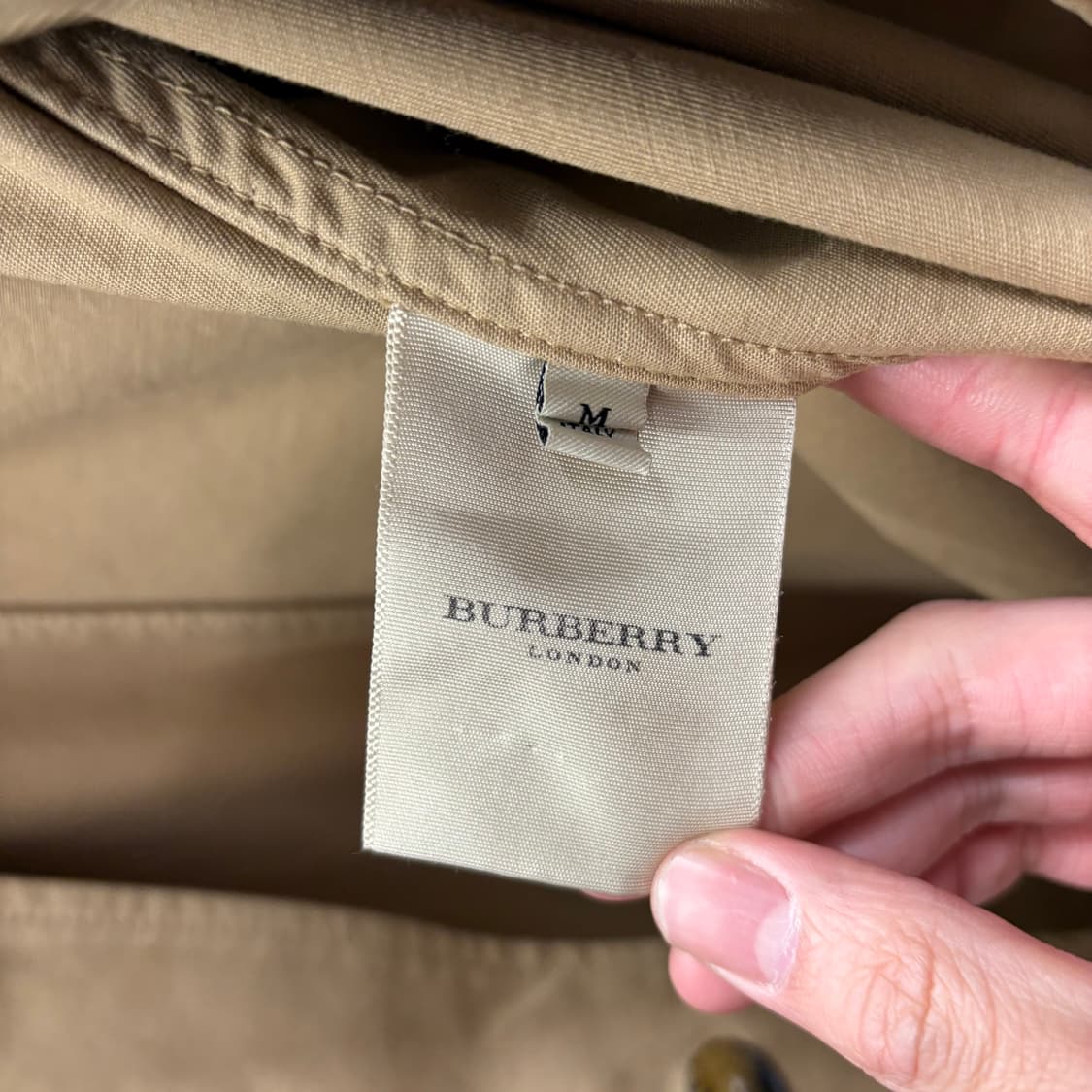 M 버버리 베이지 트렌치코트  상품이미지5