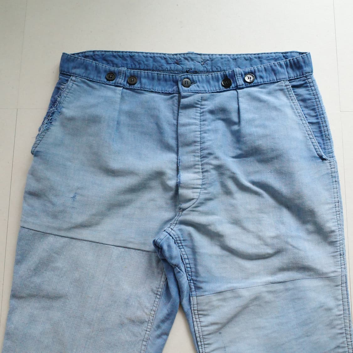 80s 프렌치 몰스킨 리페어&페이트 워크팬츠 MADE IN FRANCE  상품이미지2