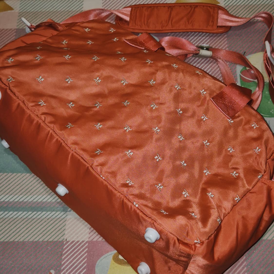 90s 꾸레쥬 퓨처 스포티 나일론 3way 보스턴백 상품이미지9