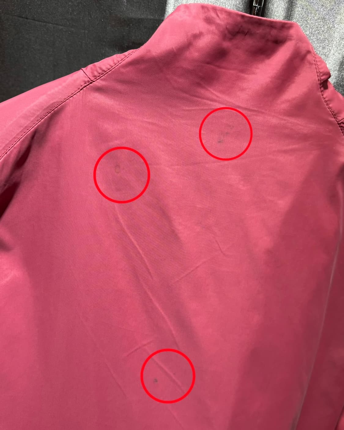 M 나이키 스우시 딥버건디 나일론 아노락 상품이미지7