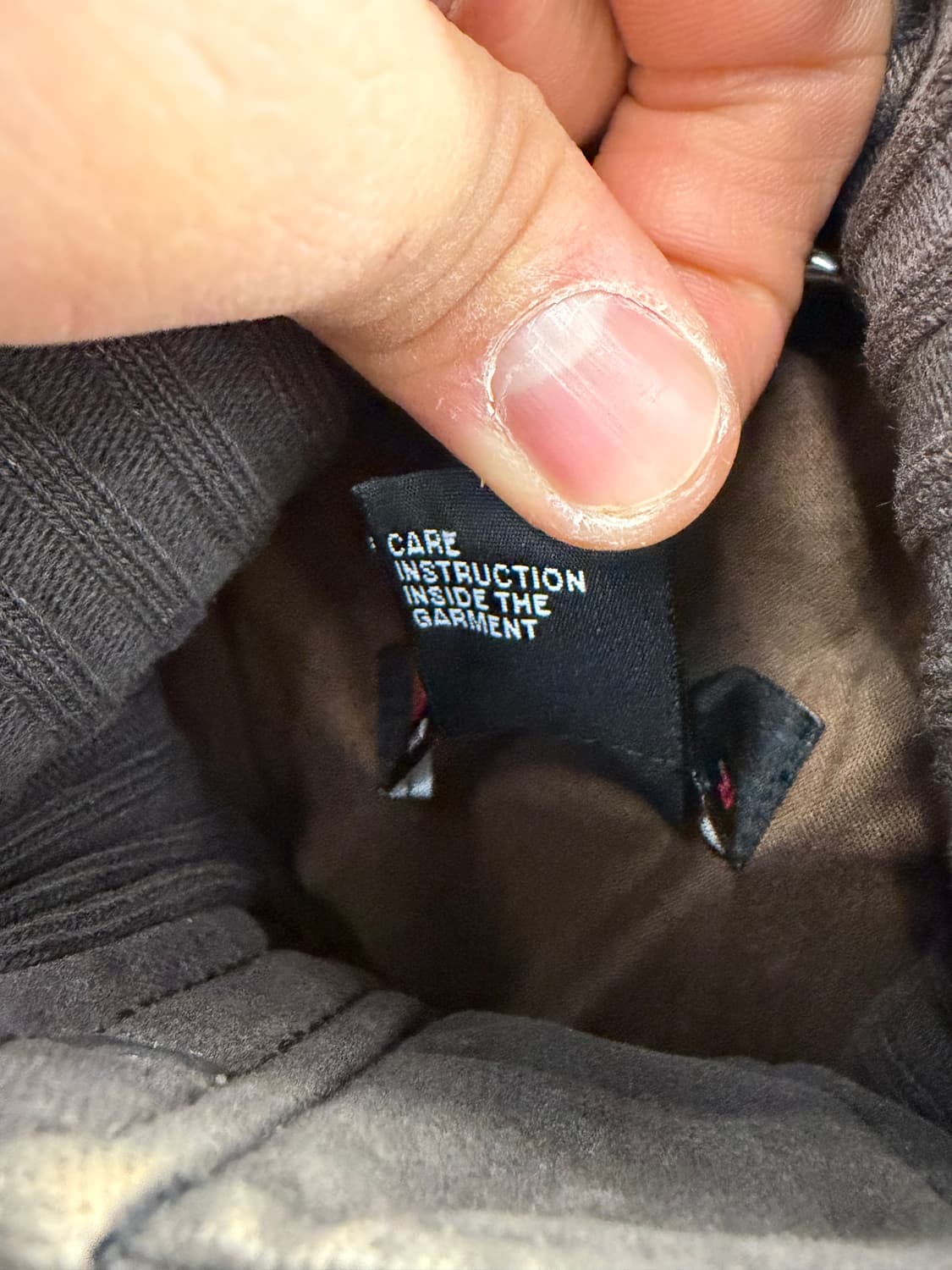 디젤 레더 니들워크 디테일 블루종 타입 재킷 S 상품이미지5