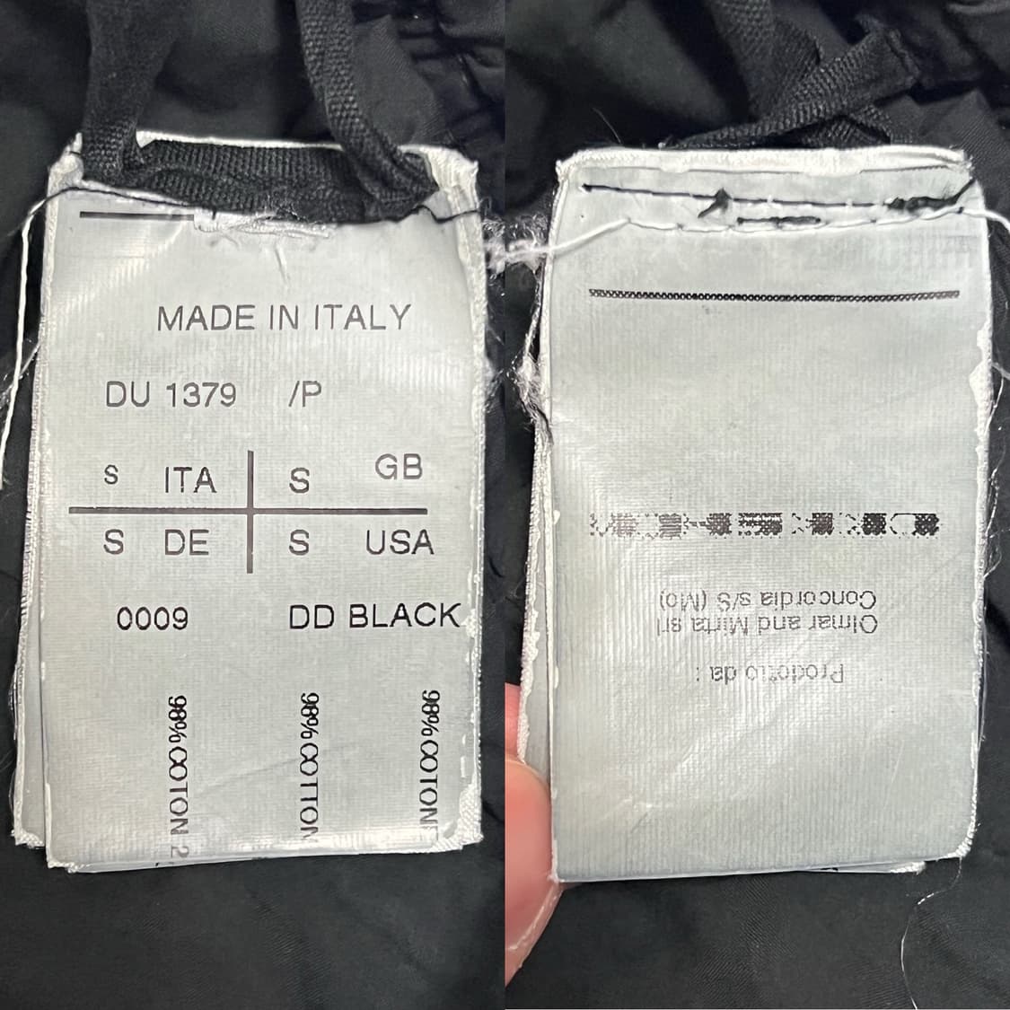 릭오웬스 14SS 다크쉐도우 스커트 치마 블랙 상품이미지9