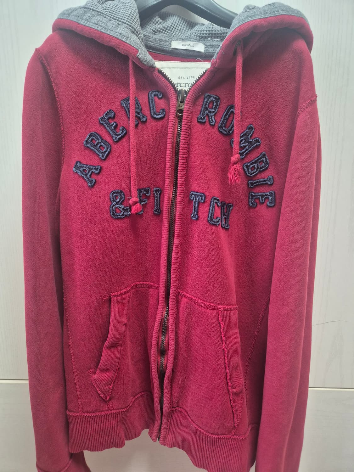 아베크롬비 머슬핏 후드집업 상품이미지1