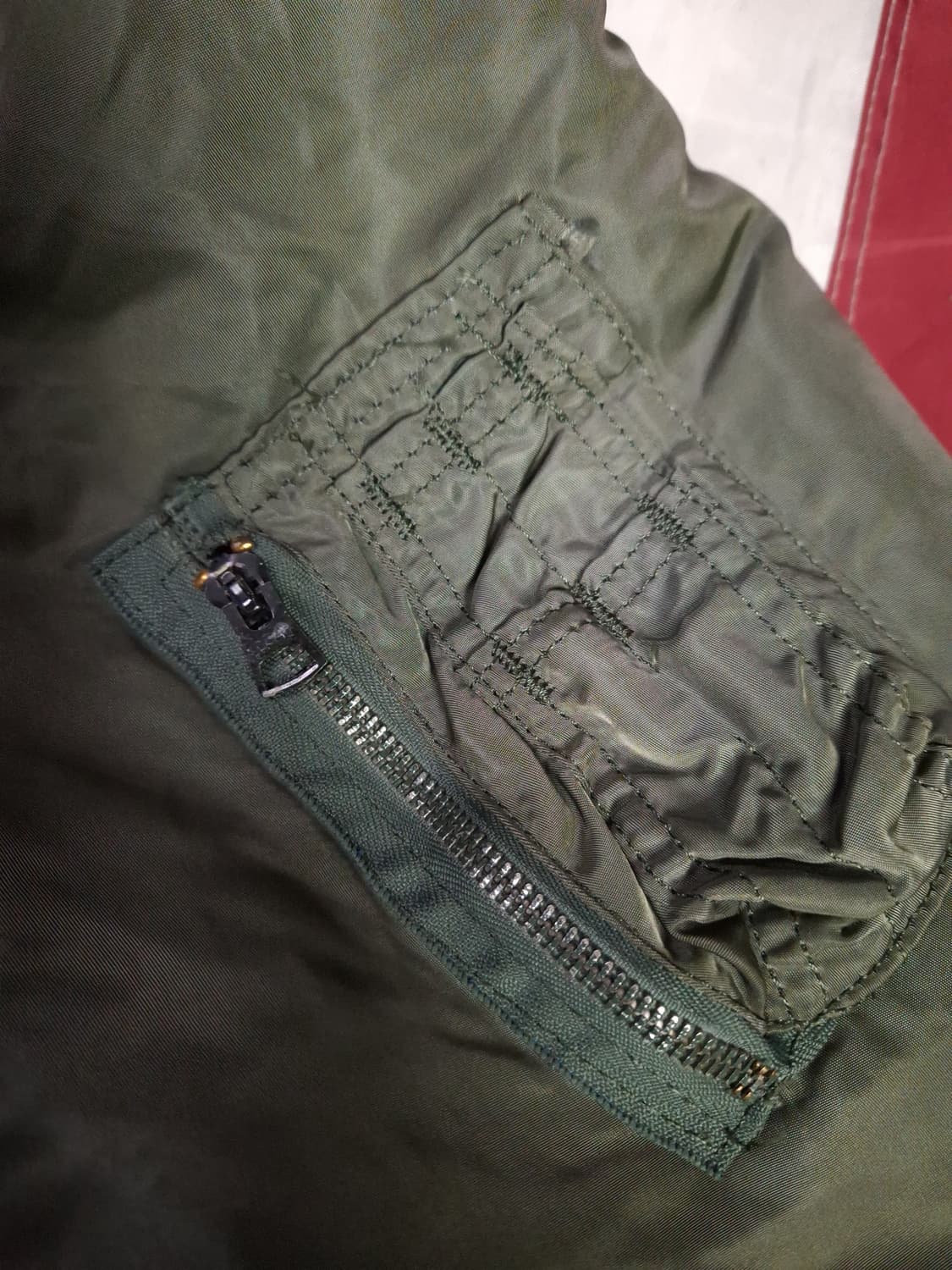 오리지날 미국제조 알파사 미공군 민수용 MA-1 항공자켓 상품이미지5