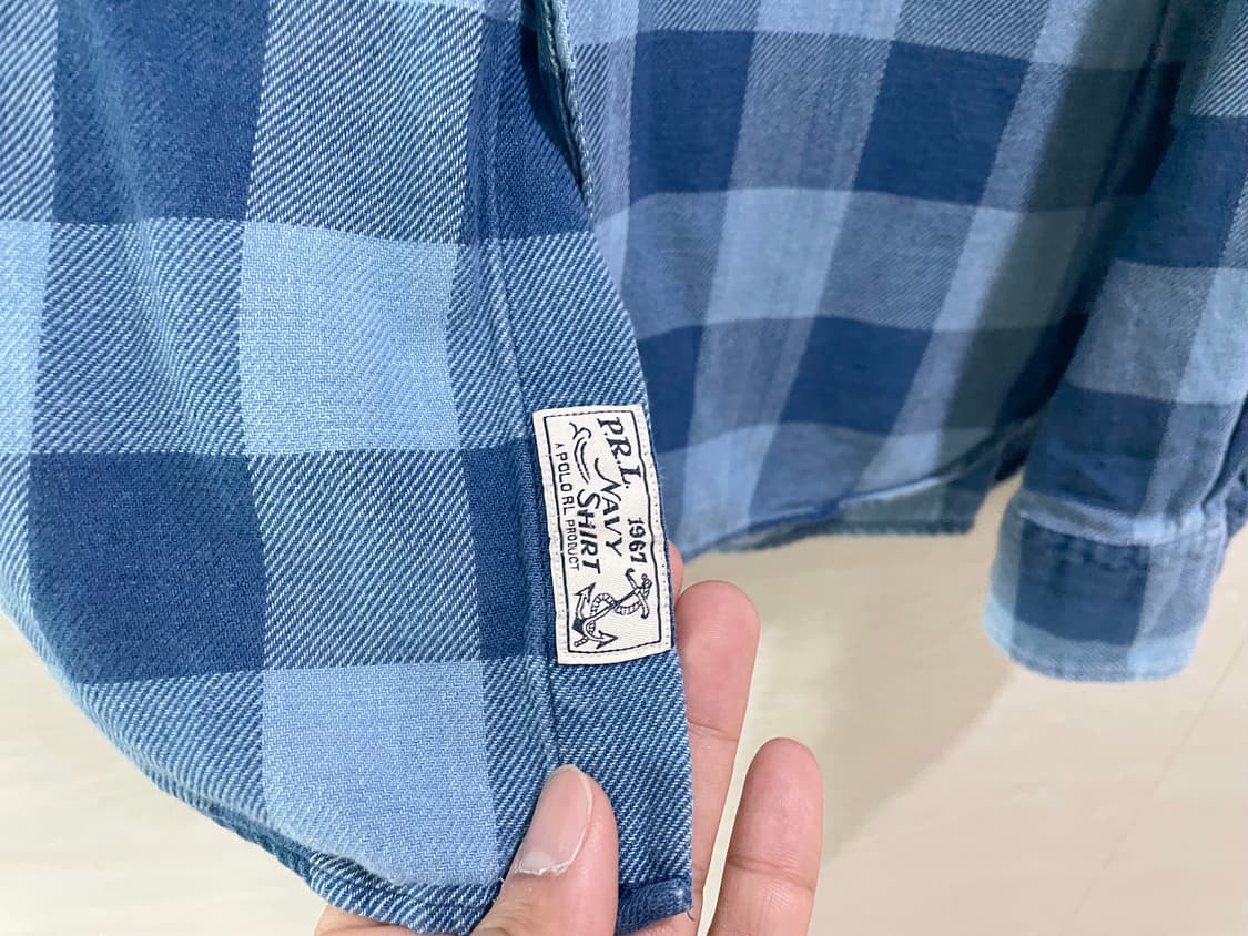 폴로 / 플라넬 체크 셔츠, 남성 셔츠 / S(95) 상품이미지5