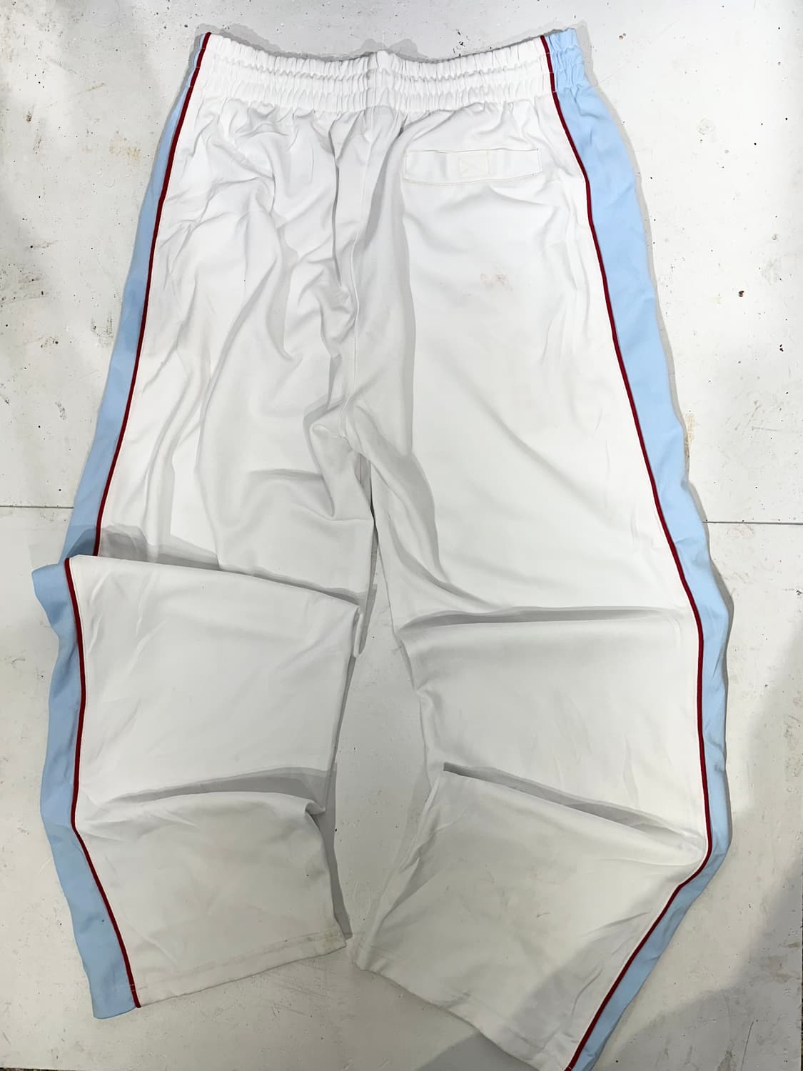 90s 사우스폴 올드스쿨 화이트 사이드 라인 힙합 팬츠 트레이닝 바지  상품이미지5