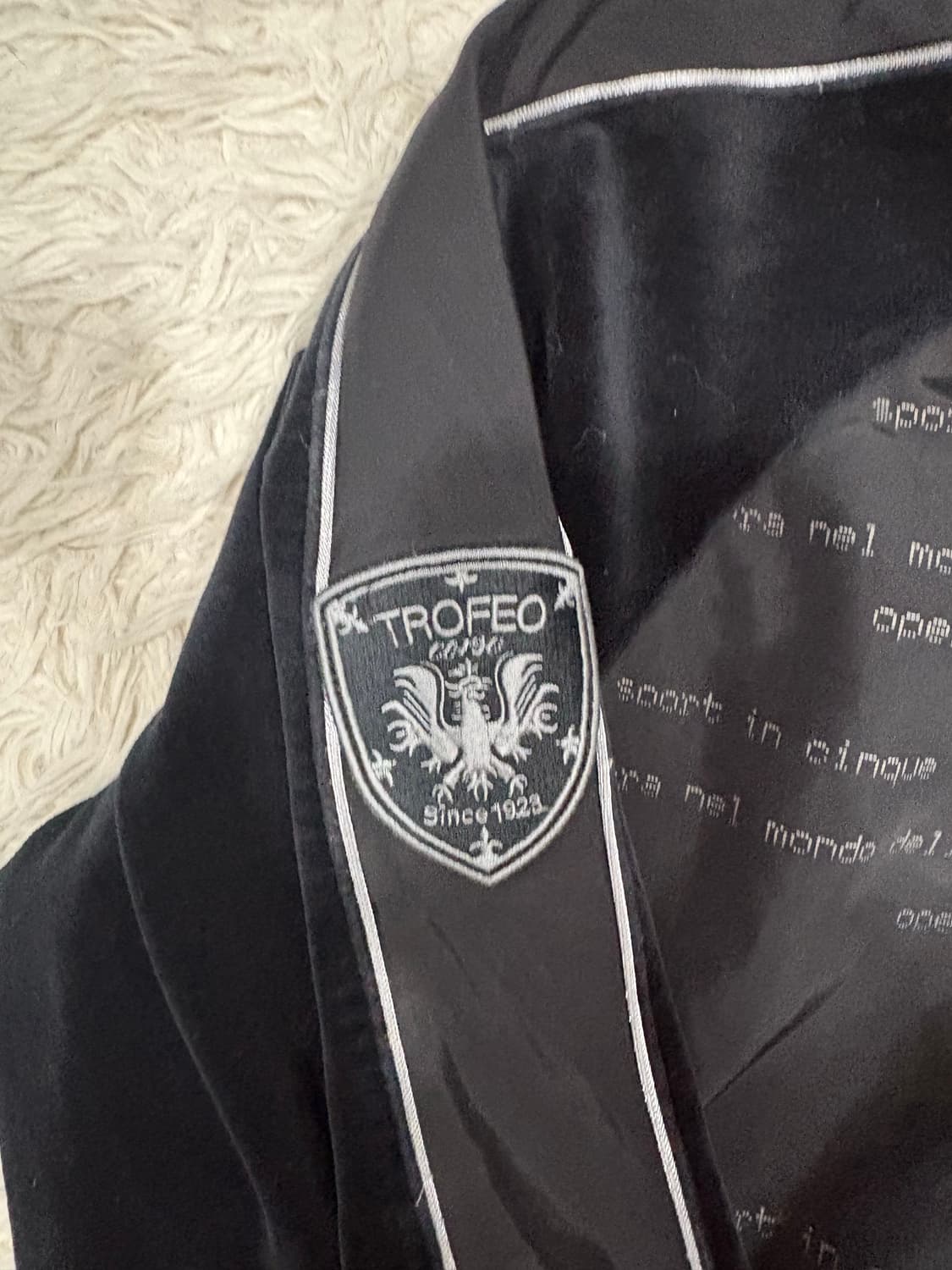 [M] 휠라 벨벳 빈티지 집업 상품이미지2