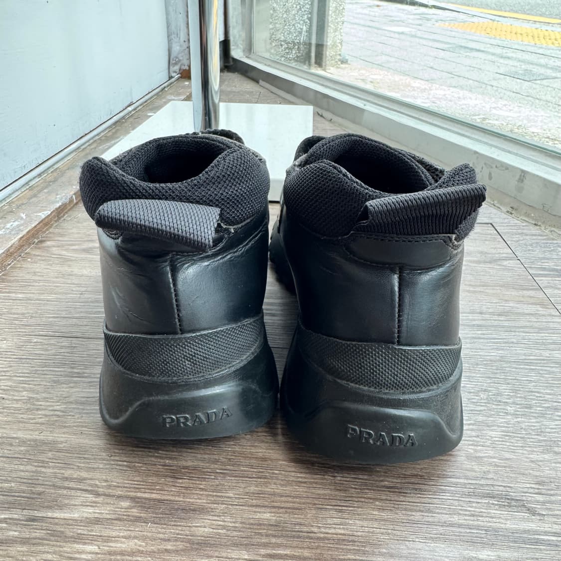 프라다 AW1999 레더 택티컬 부츠 상품이미지4