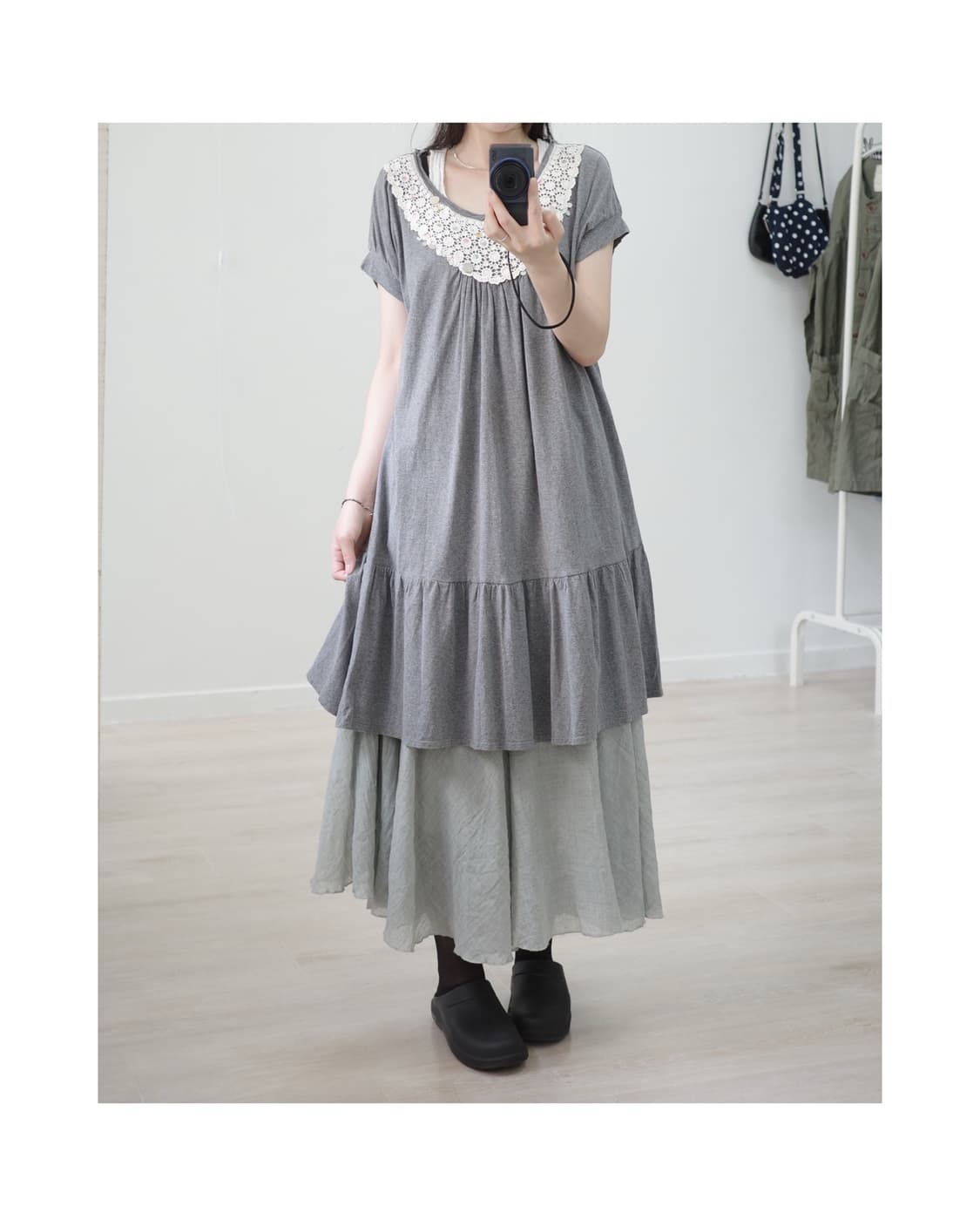 수나오쿠와하라 Sunao kuwahara spangle one-piece 상품이미지5