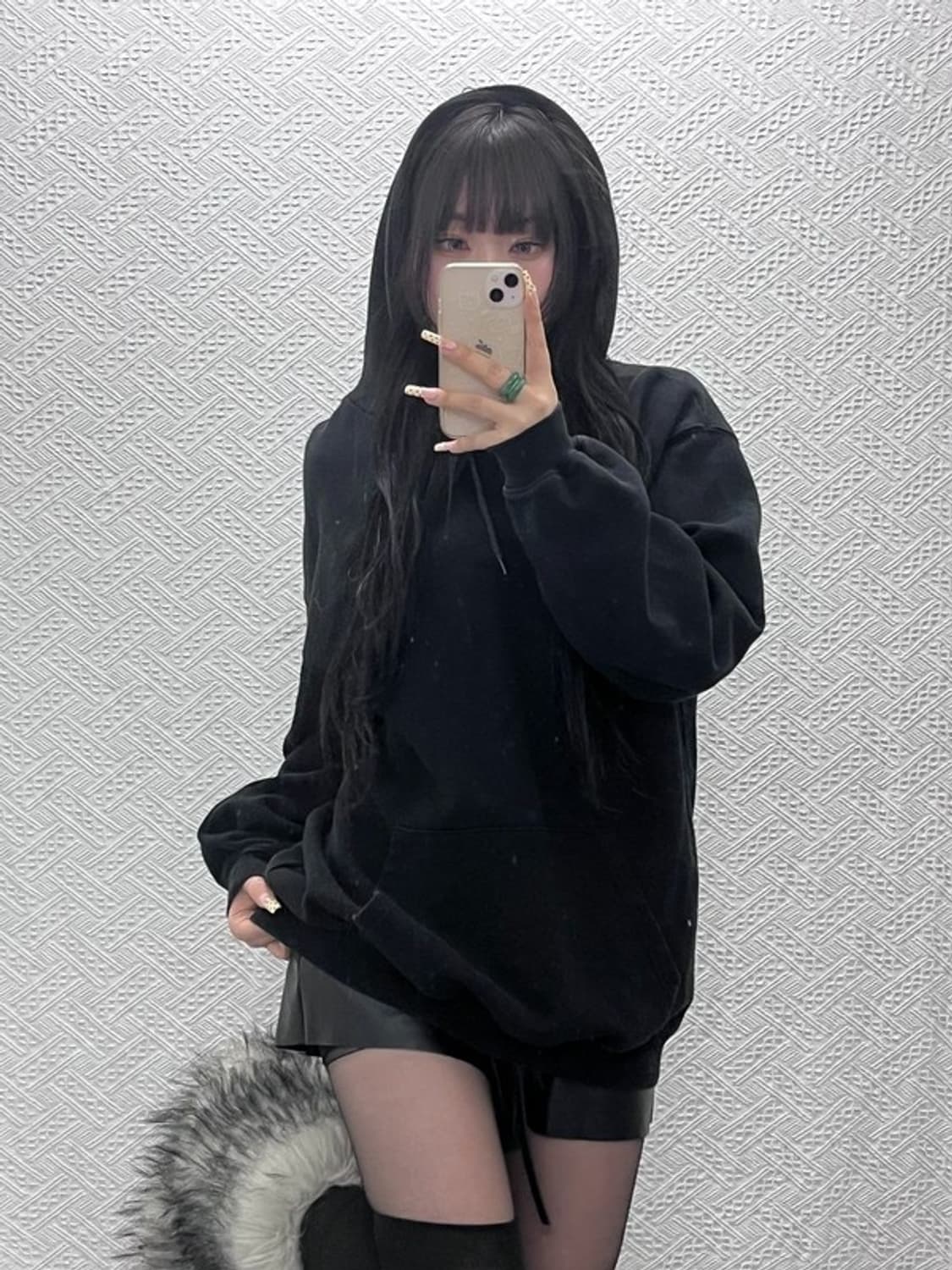 발렌시아가 스트릿 힙합 캐주얼 시크 웨이브로고 후드티 M C09632 상품이미지1