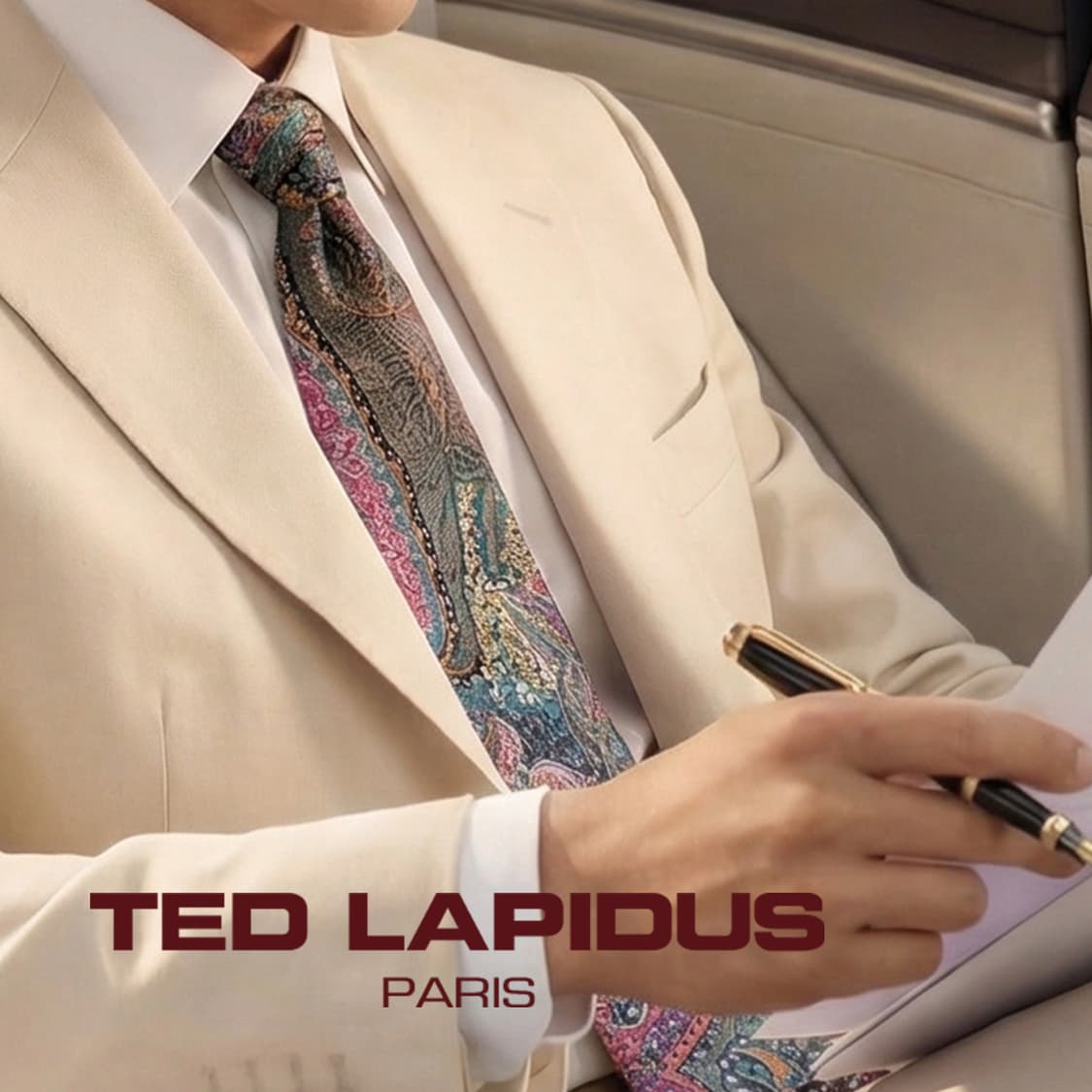 테드 라피두스 실크 페이즐리 패턴 넥타이 9cm A+등급 E799
 상품이미지1