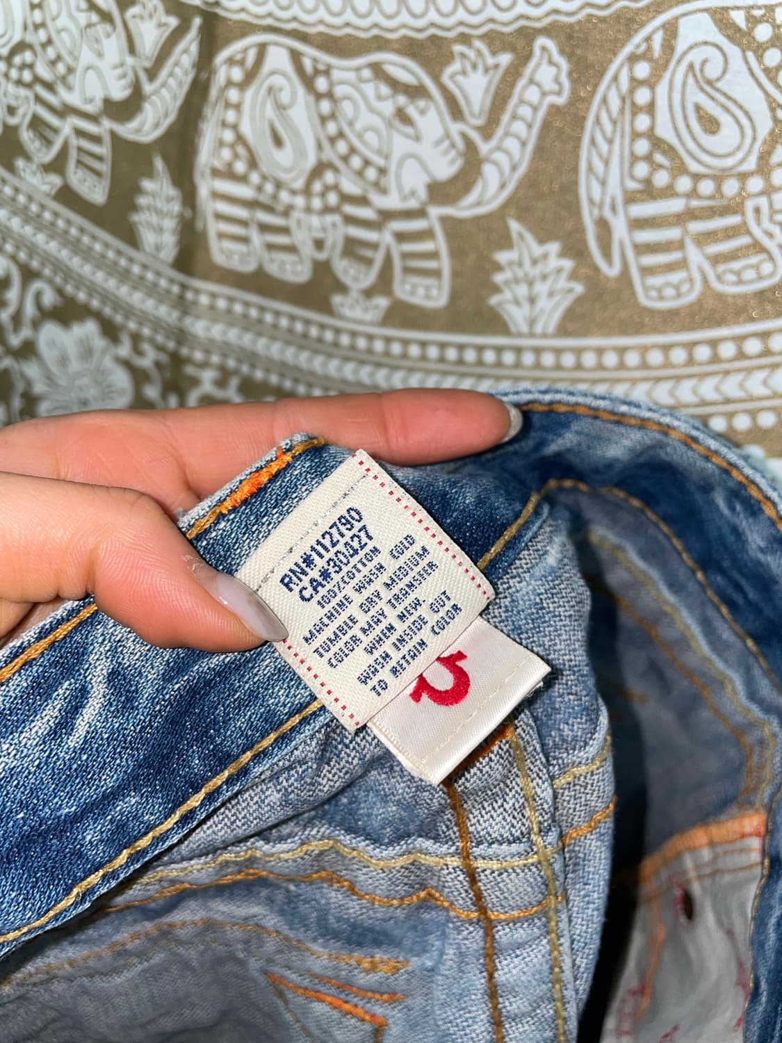 트루릴리젼 조이 부츠컷 데님팬츠  상품이미지8