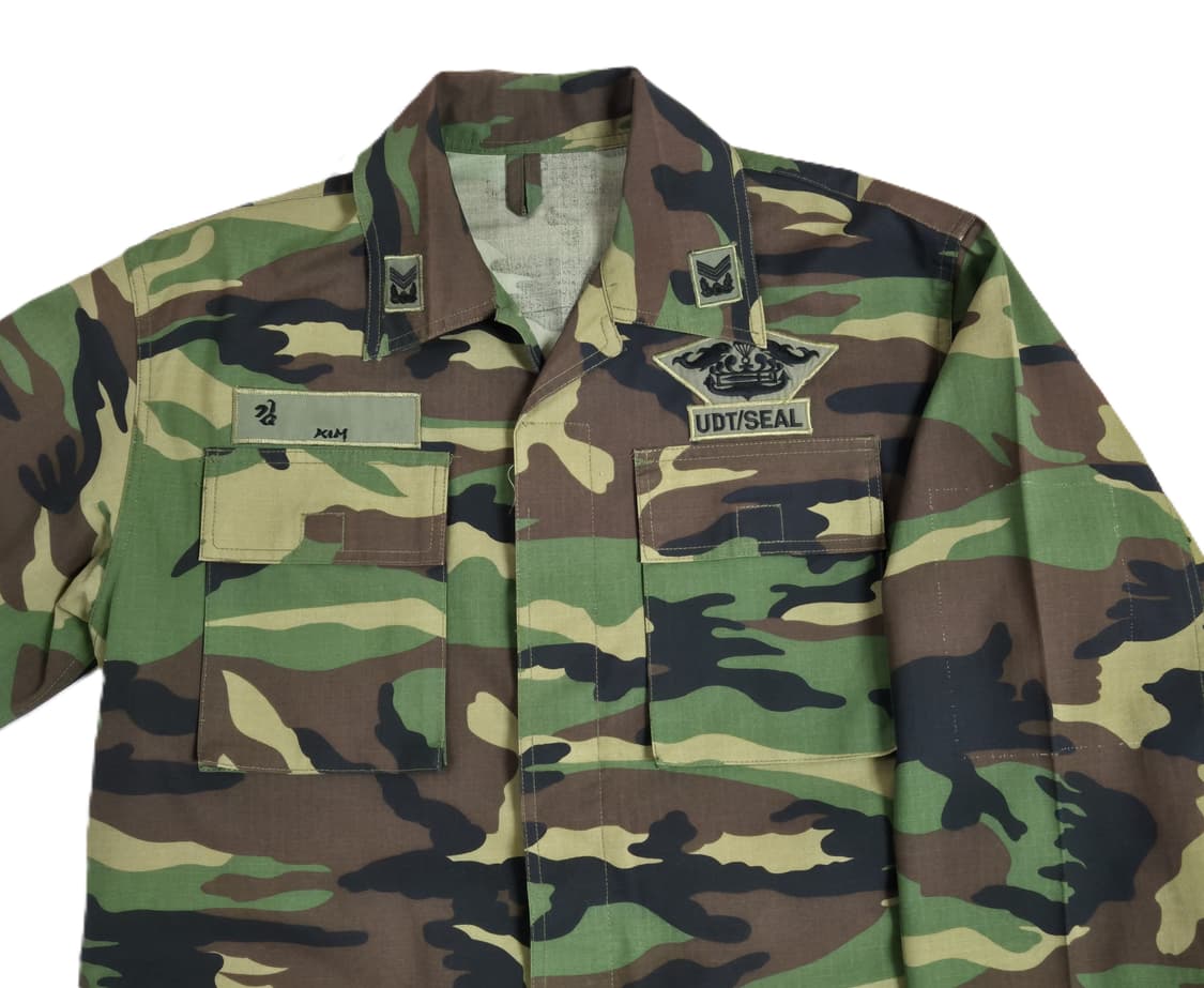 해군 구형 UDT/SEAL 중사 후기형 하계 전투복 상의 자켓 (L) 상품이미지5