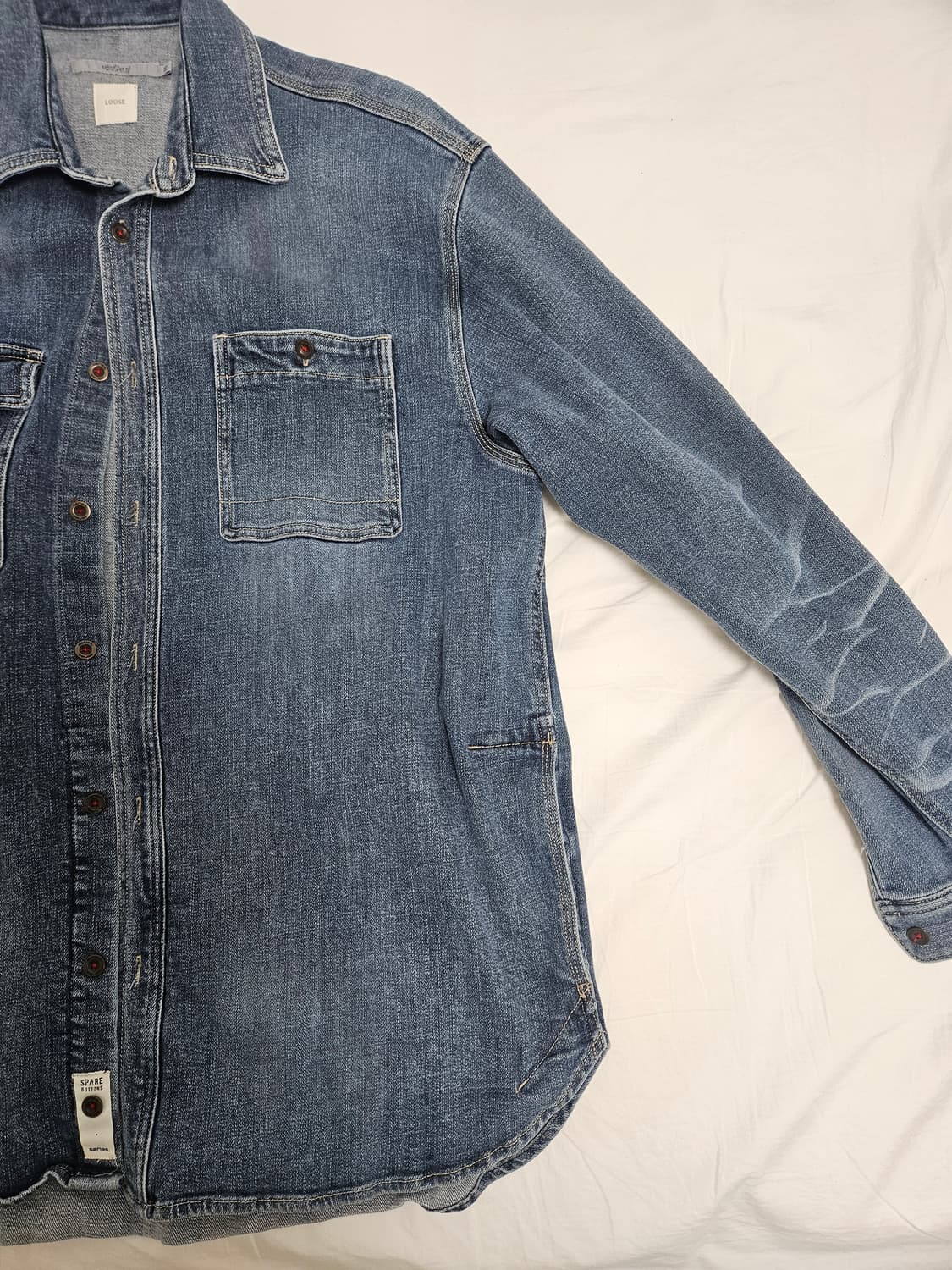 시리즈 데님 셔켓 상품이미지4