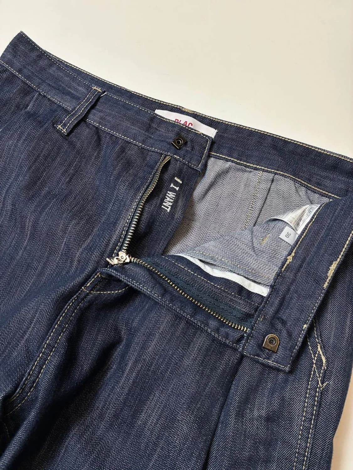 플랙 23SS 핀턱 워시드 데님 팬츠 PN9345 상품이미지3