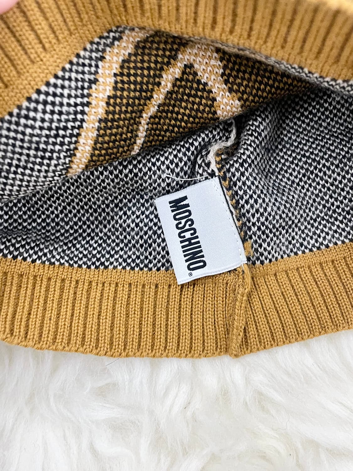 모스키노 곰돌이 베어 비니*레어 상품이미지4