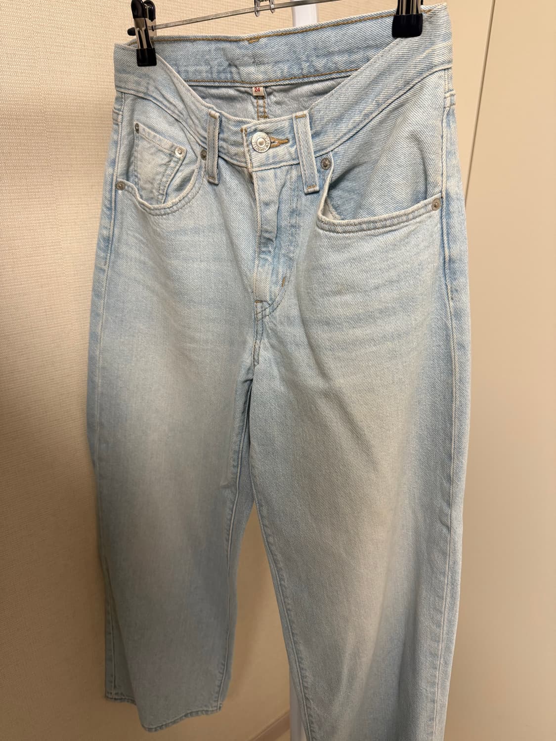 리바이스 levis 배기 하이 워터 진 24사이즈 상품이미지4