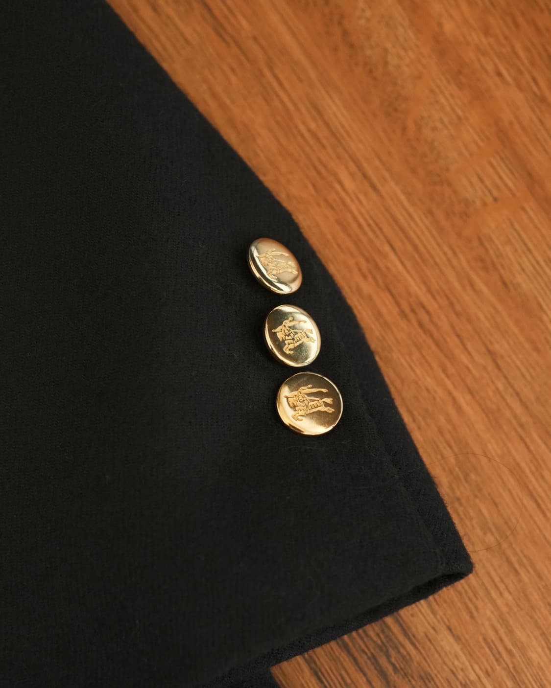 버버리 90s 크레스트 금장 프레피 울 자켓 상품이미지7