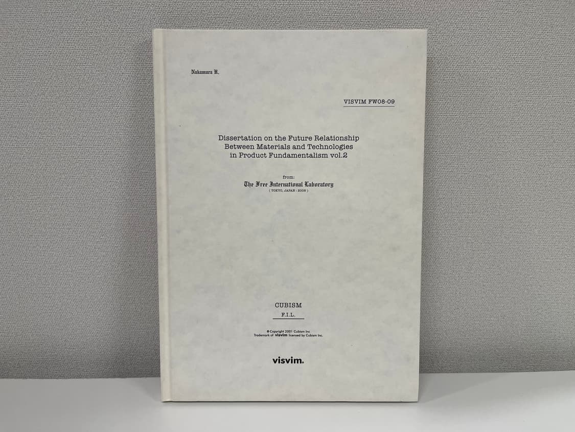 비즈빔 FW08-09 디자인 아카이브 룩북 visvim 상품이미지2