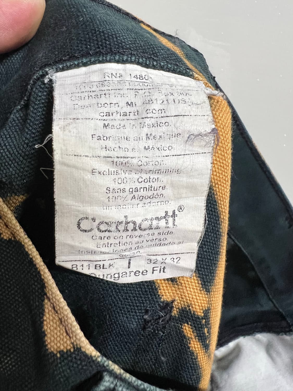 칼하트 싱글니 카펜터 팬츠 상품이미지9