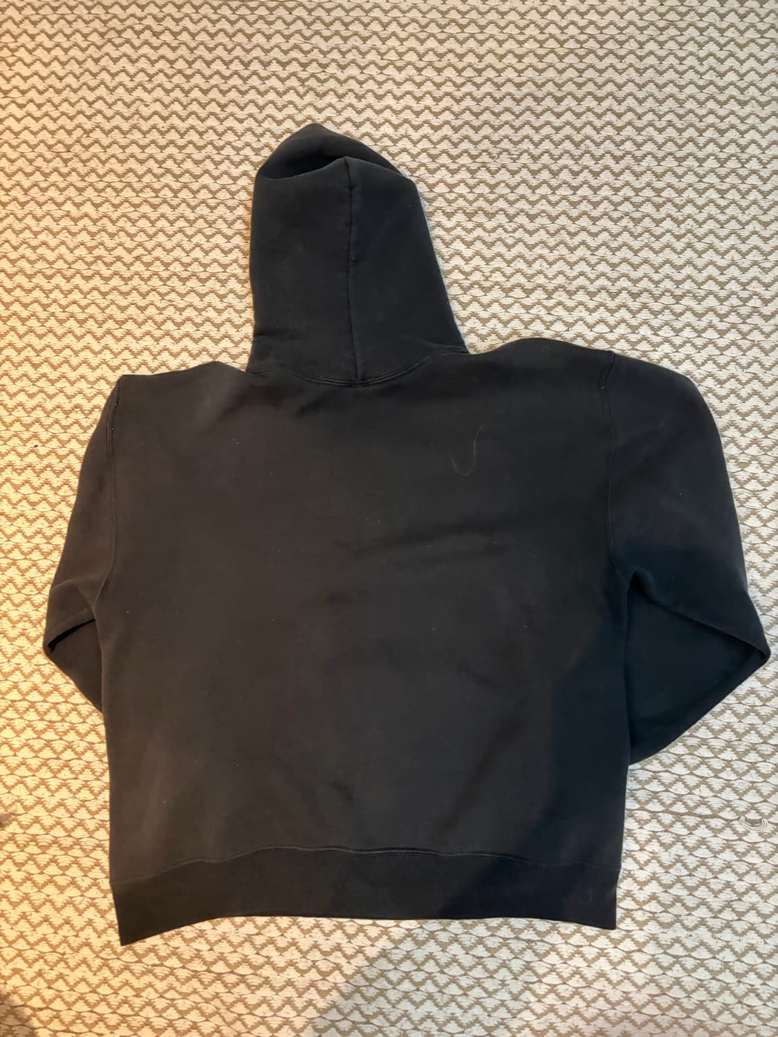 90s made in usa 러셀 후드 블랙 L 상품이미지2