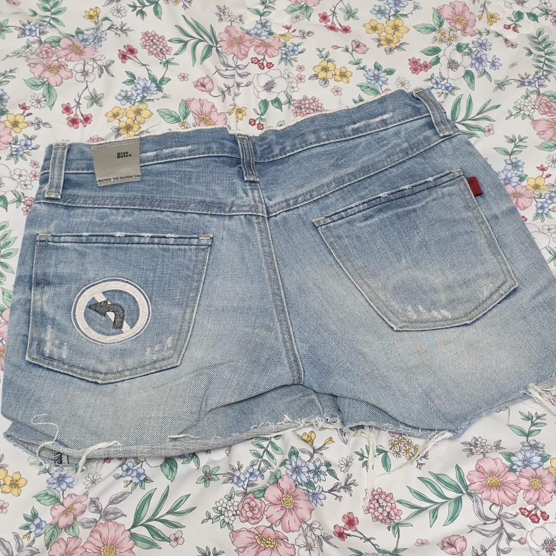 3000원 빈티지)여름 y2k 데미지 데님청반바지핫팬츠 상품이미지2