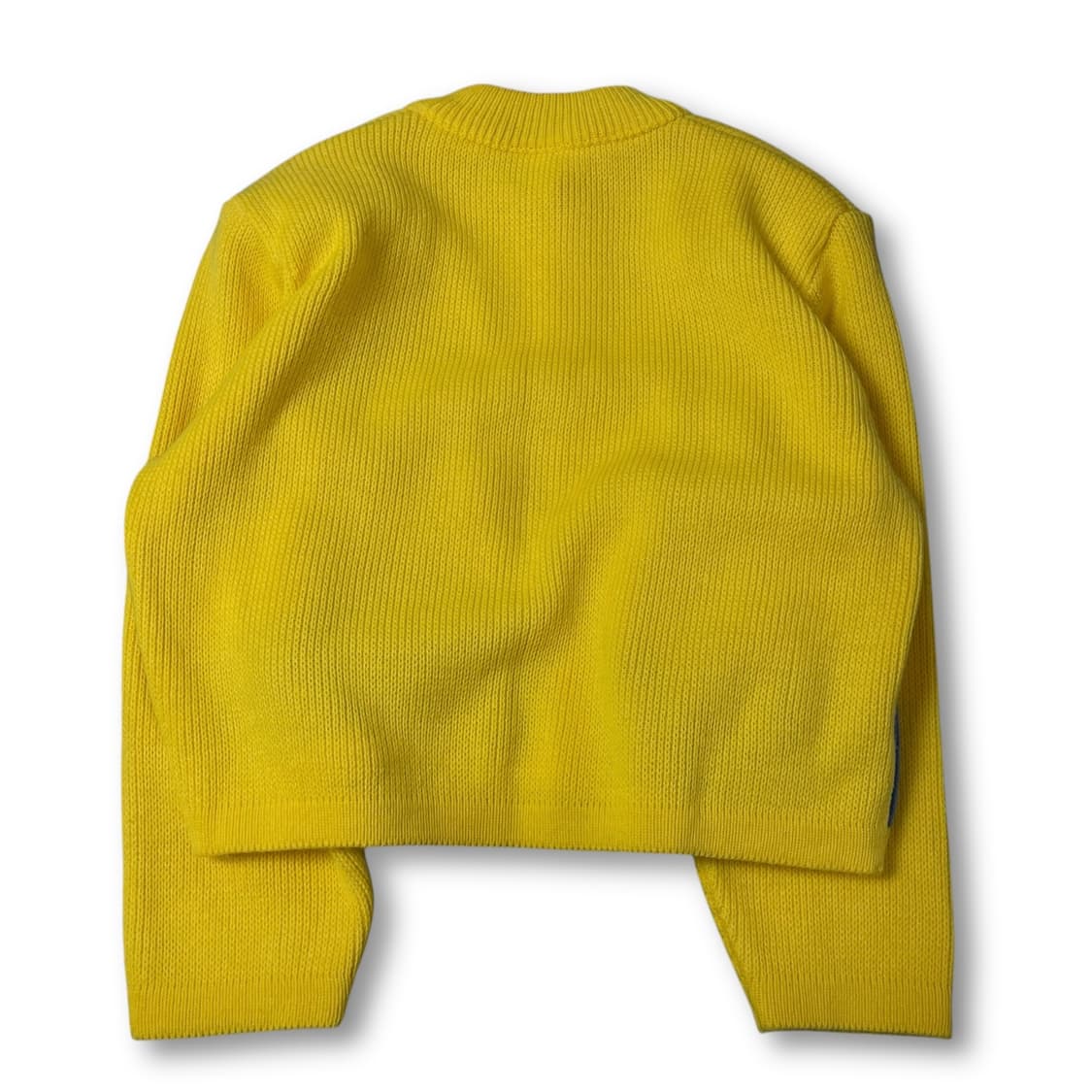 KALUSCA 키즈 옐로우 빈티지 패턴 포인트 니트 가디건 상품이미지3