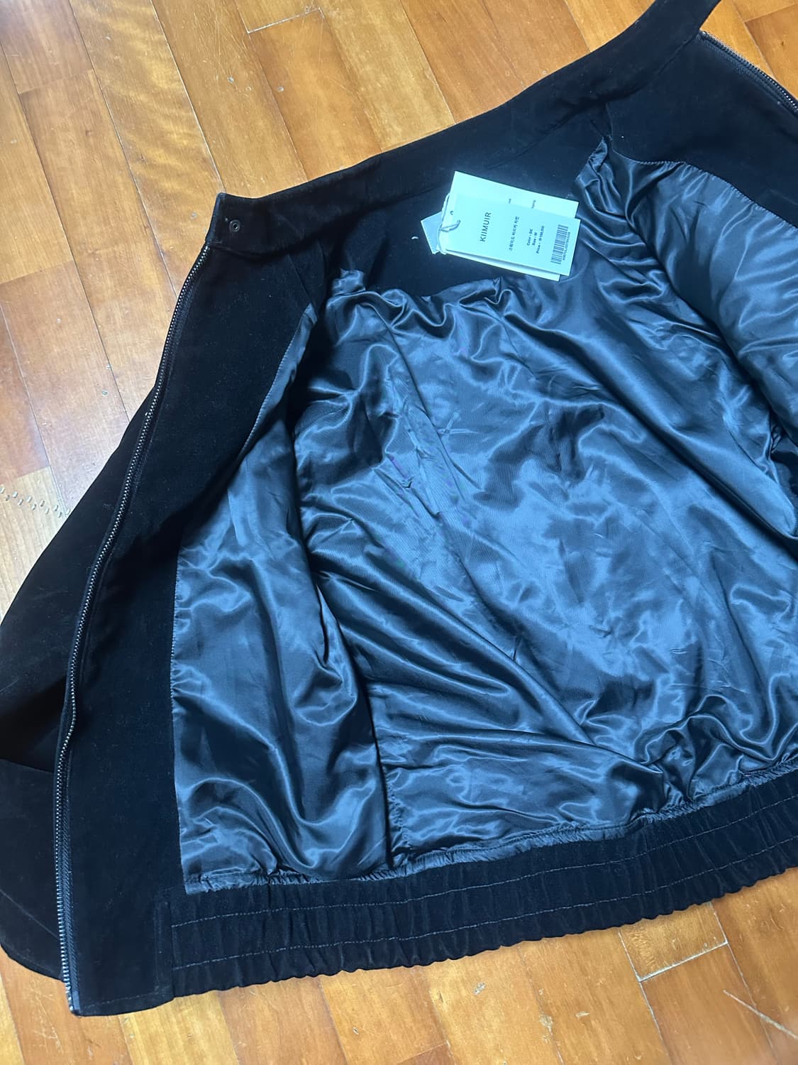 키뮤어 스웨이드 바시티 자켓 상품이미지7