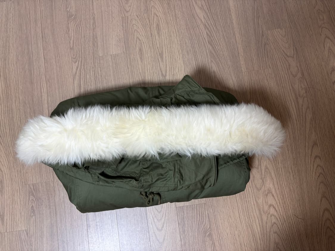 새상품급 키이아크만 2in1 양털후드 야상패딩 여성sm 상품이미지10