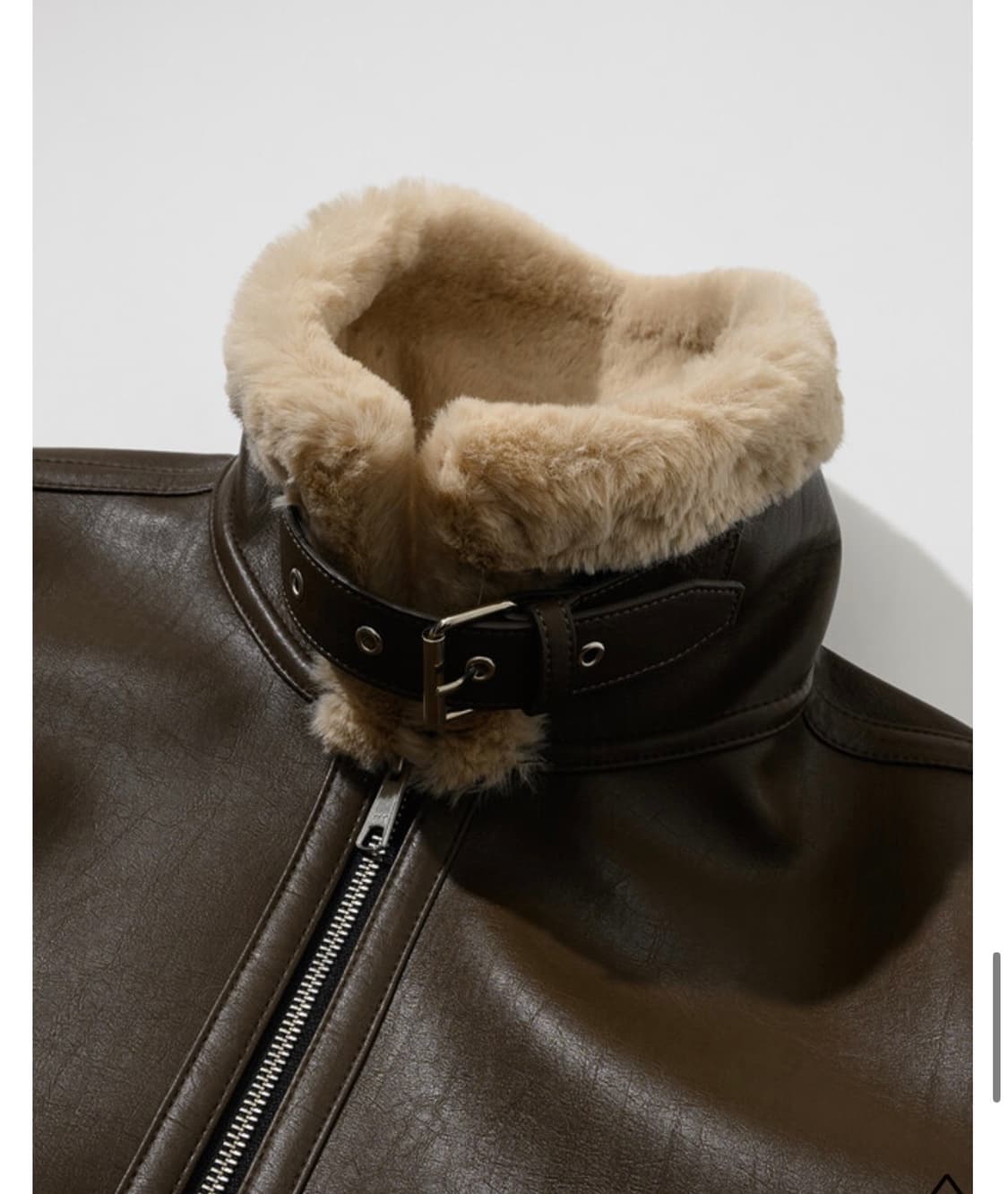 앤드로스 시어링자켓 퍼자켓 카키브라운 상품이미지7