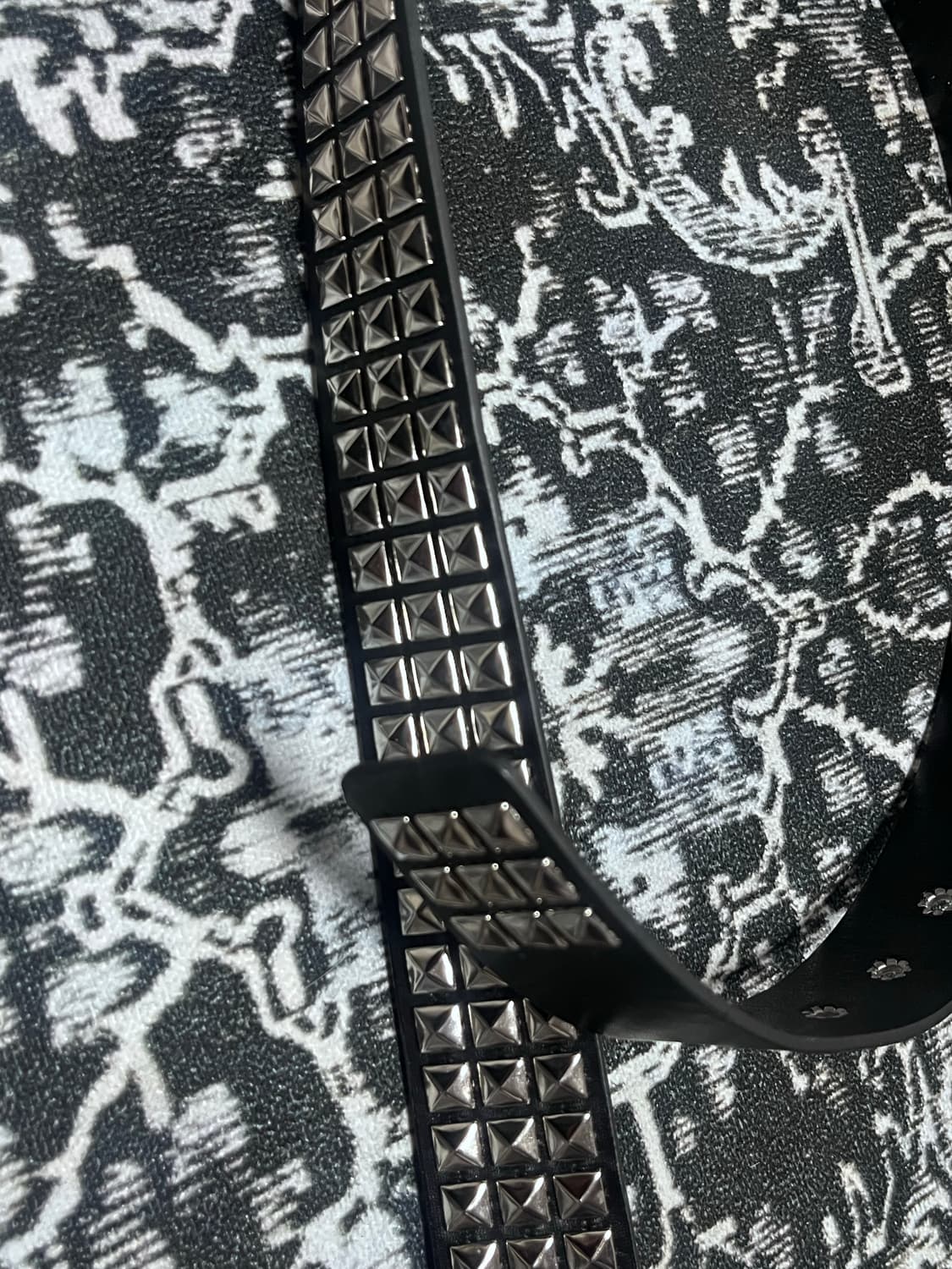 스터드 레더 벨트 (새상품) 상품이미지3