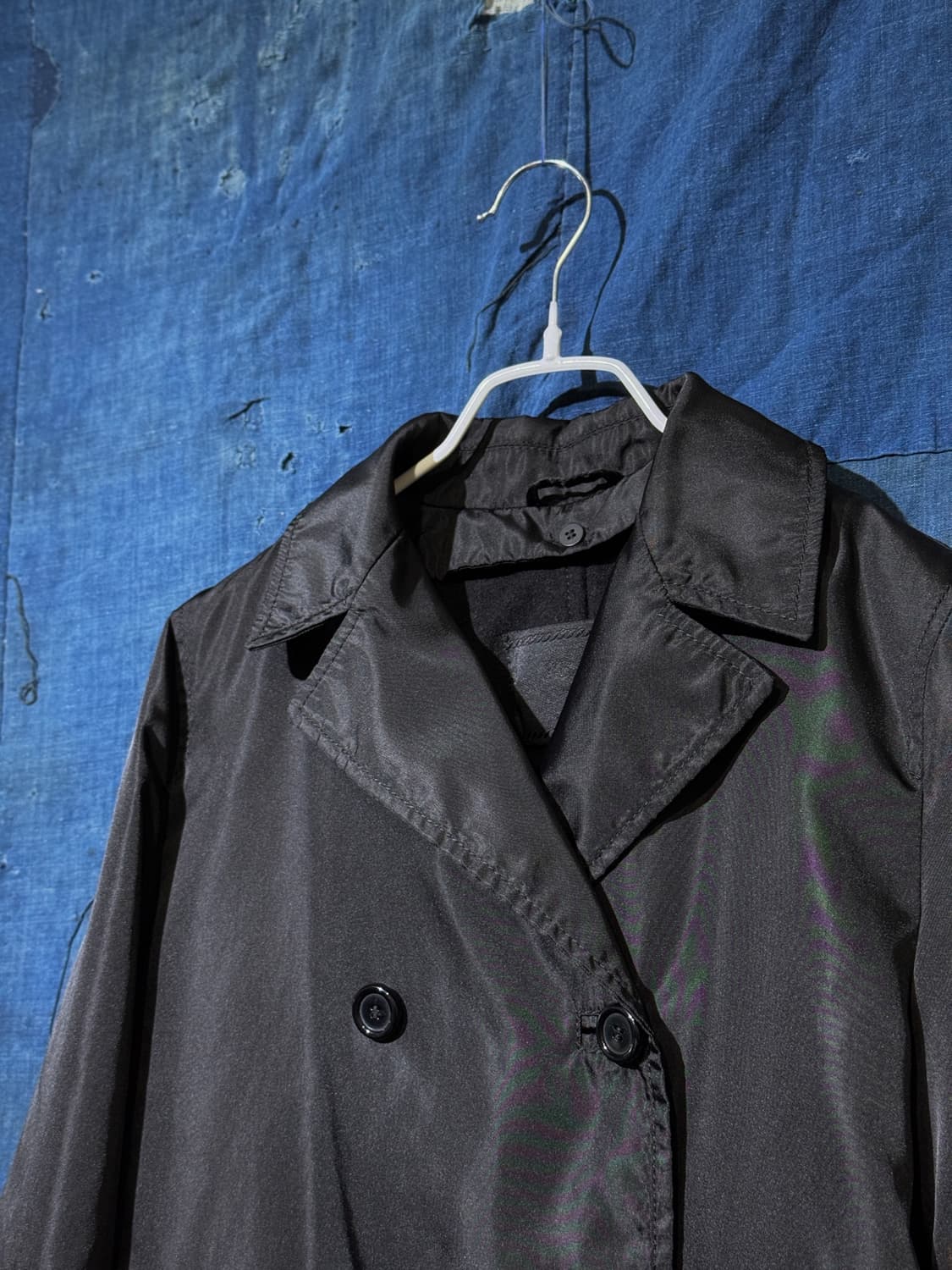 44-55 ) PRADA Double Breasted Nylon Coat 상품이미지4