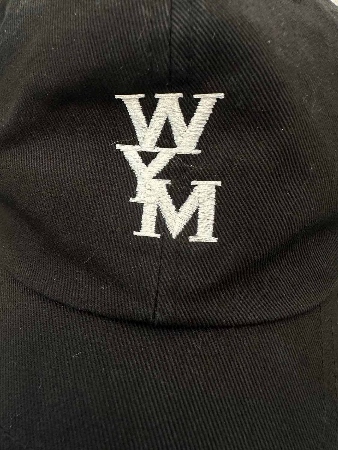 우영미 로고 볼캡 블랙 상품이미지6