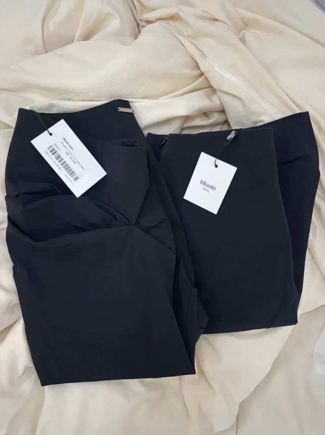 미세키서울 Draped chiton midi skirt pants SET 상품이미지5
