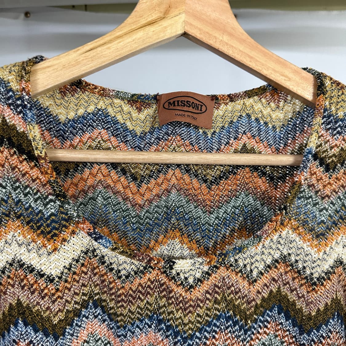 빈티지 미쏘니 스쿱넥 니트 상품이미지2