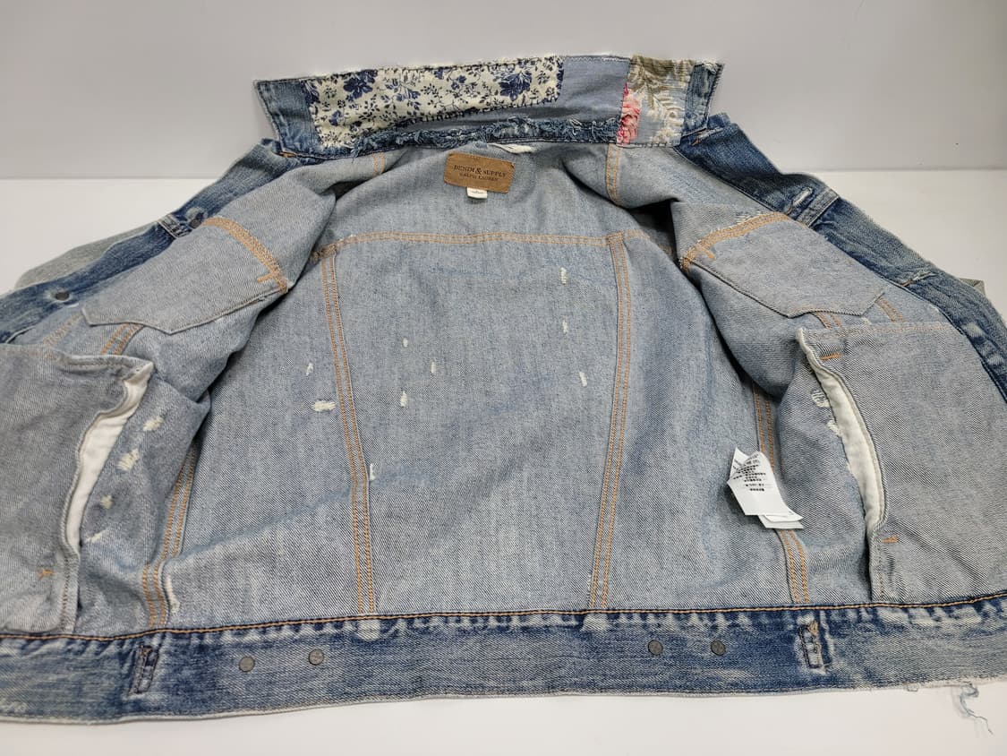 POLO 데님앤서플라이 데미지 트러커 자켓 / 여 S
 상품이미지7