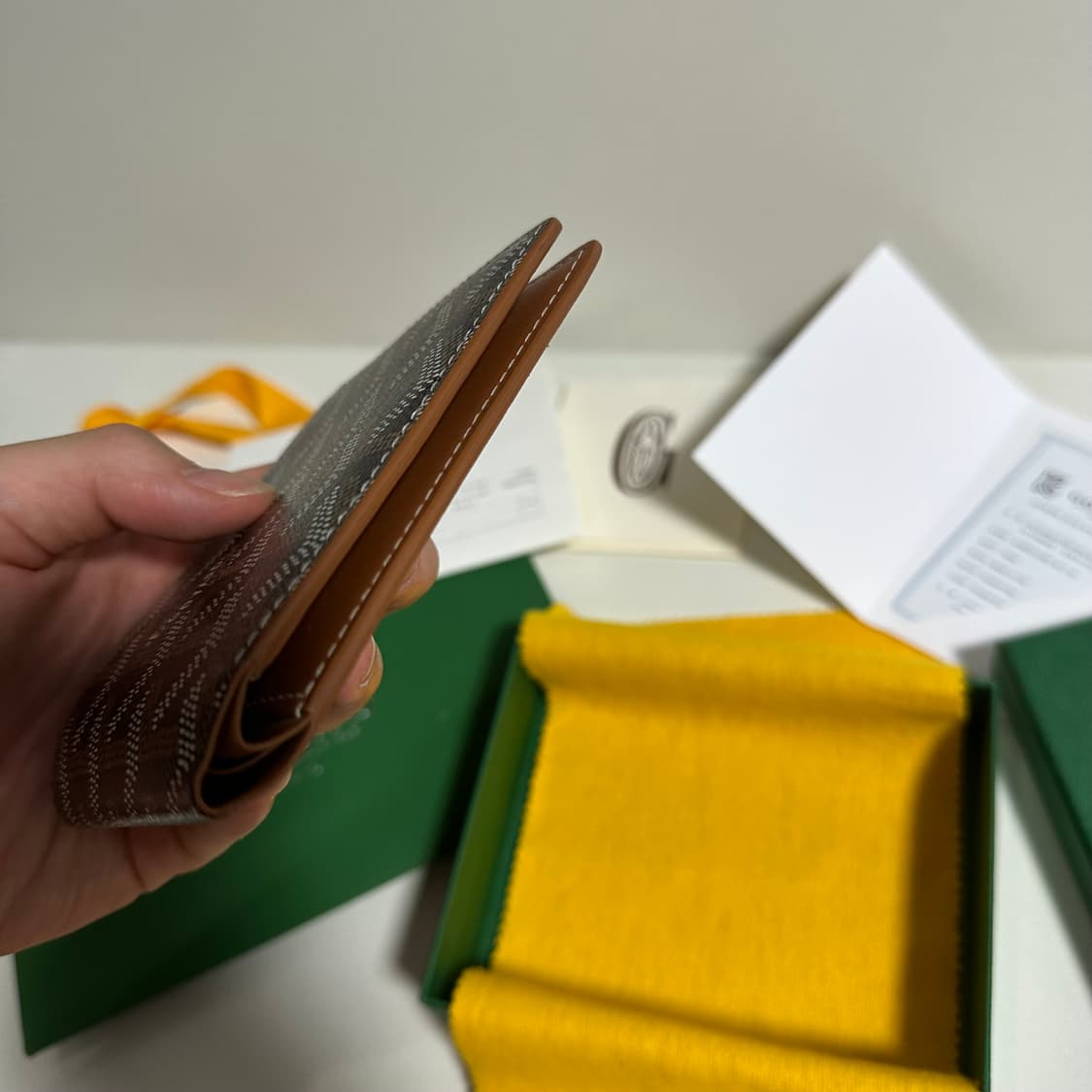 [당일출고] 새상품급 고야드 빅투아르 반지갑 상품이미지5