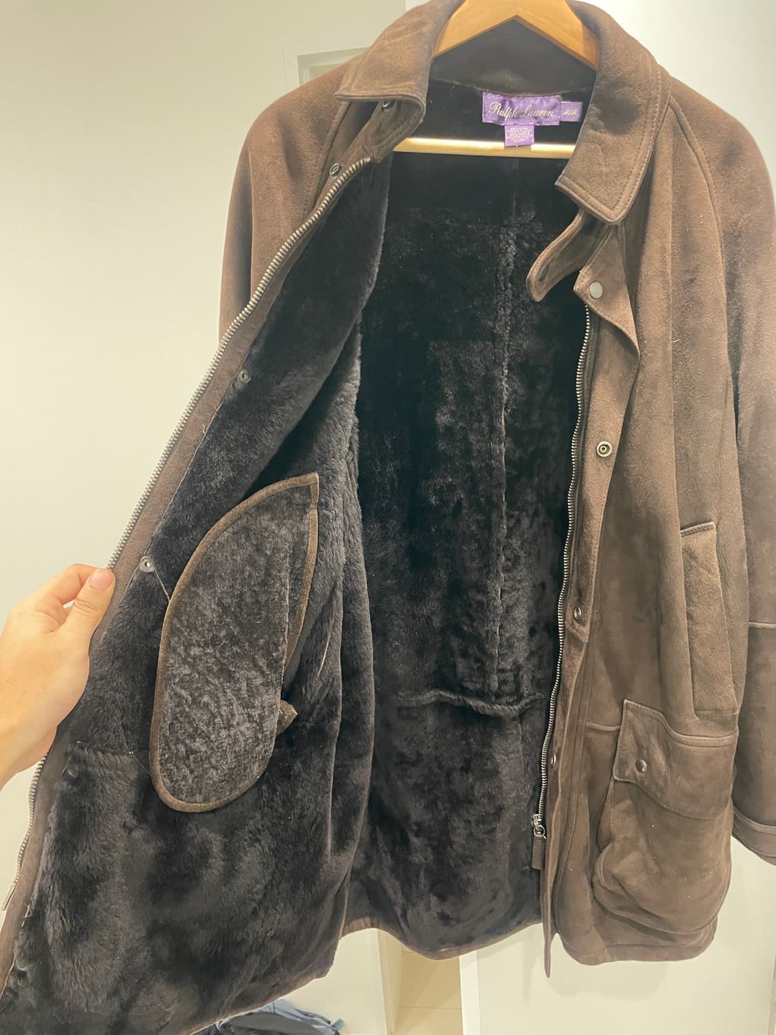 랄프로렌 퍼플라벨 무스탕 상품이미지6