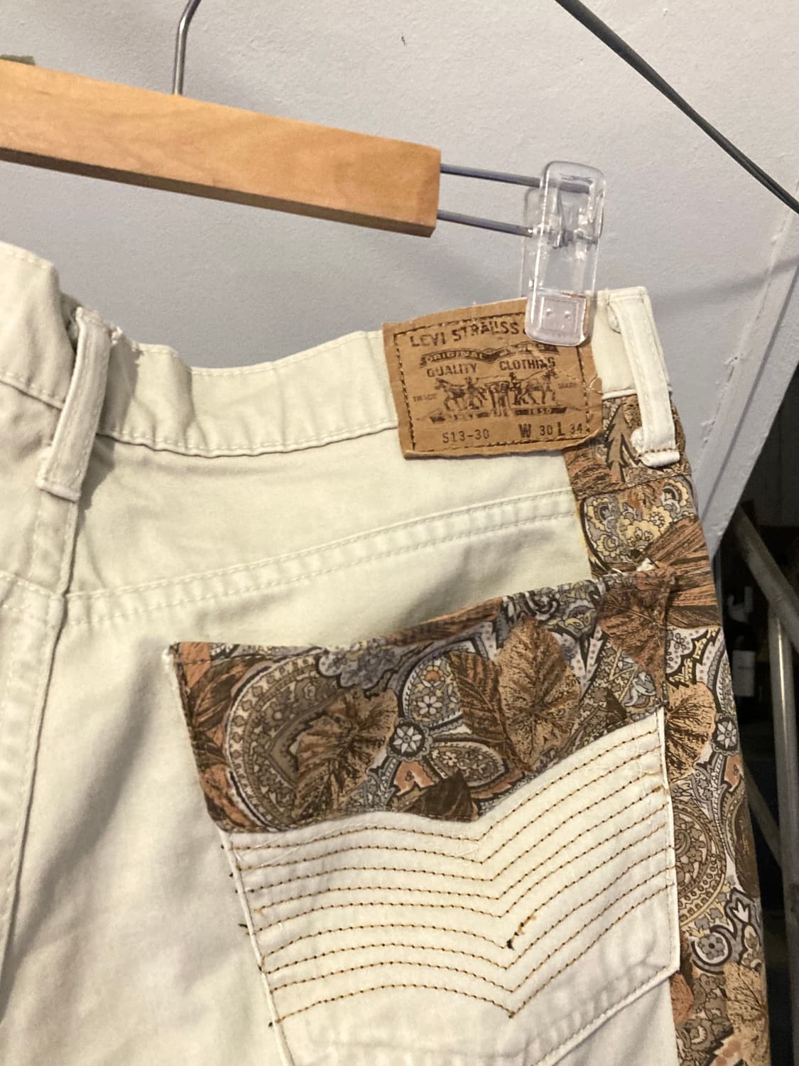 리바이스 Levis 리폼 페이즐리 스트레이트핏 팬츠 상품이미지7