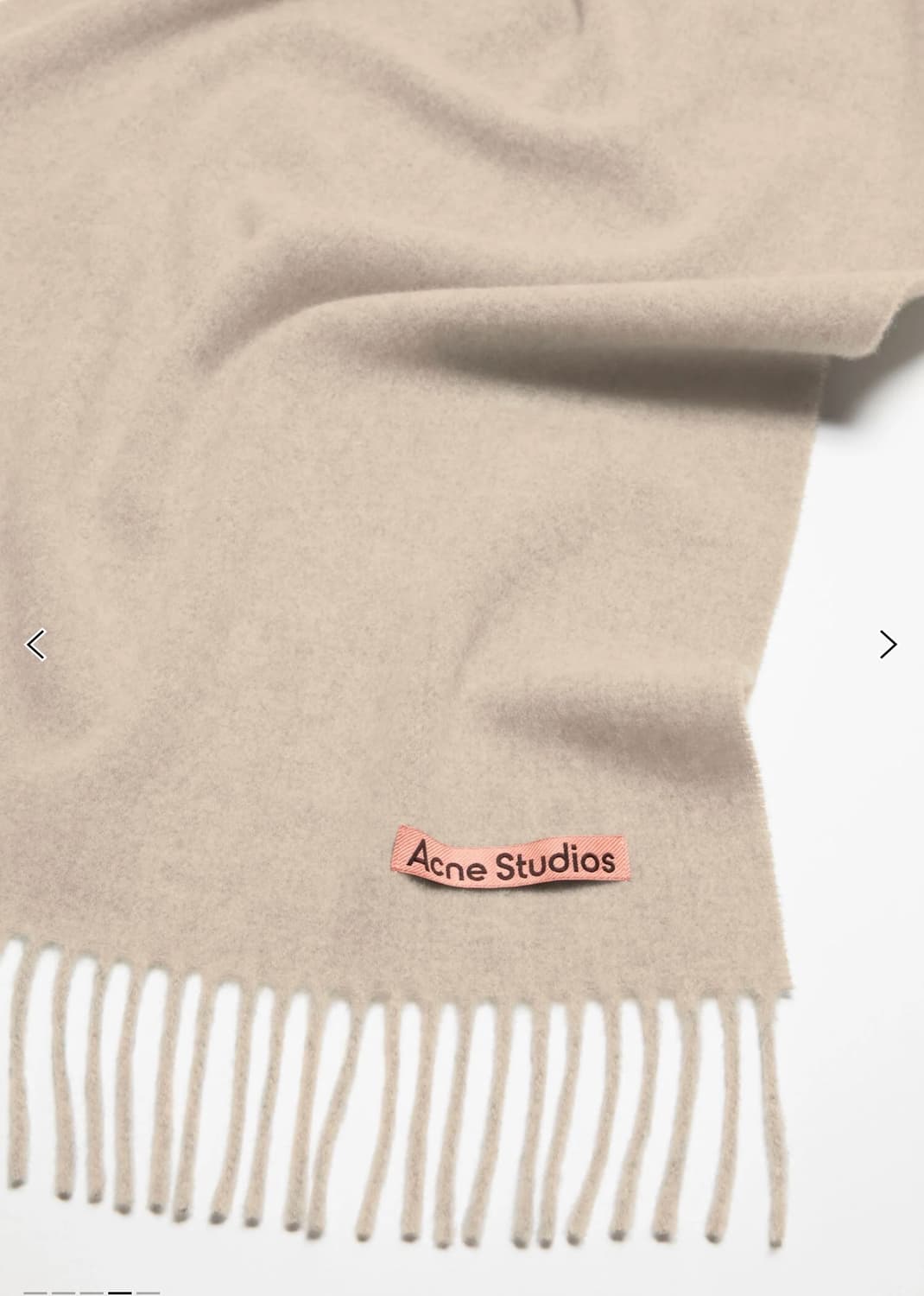 아크네스튜디오 프린지 울 스카프 머플러 오트밀멜란지 상품이미지3