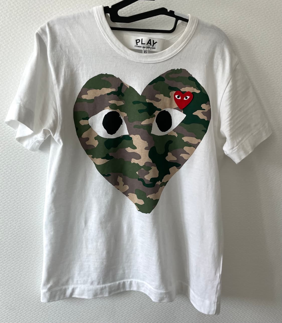 꼼데가르송 카모 반팔 xs 상품이미지1