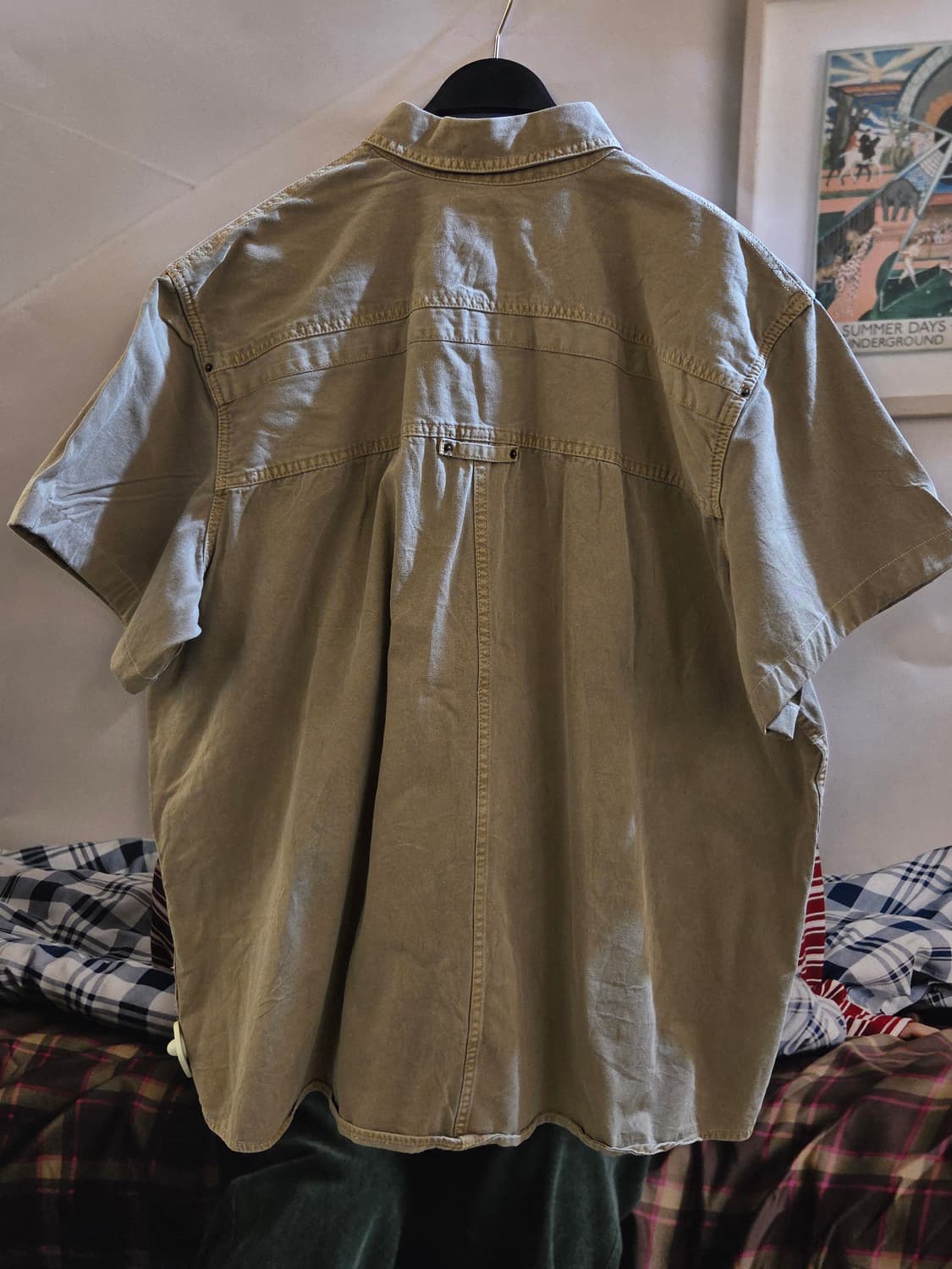 Levis 리바이스 베이지브라운 반팔셔츠 상품이미지6