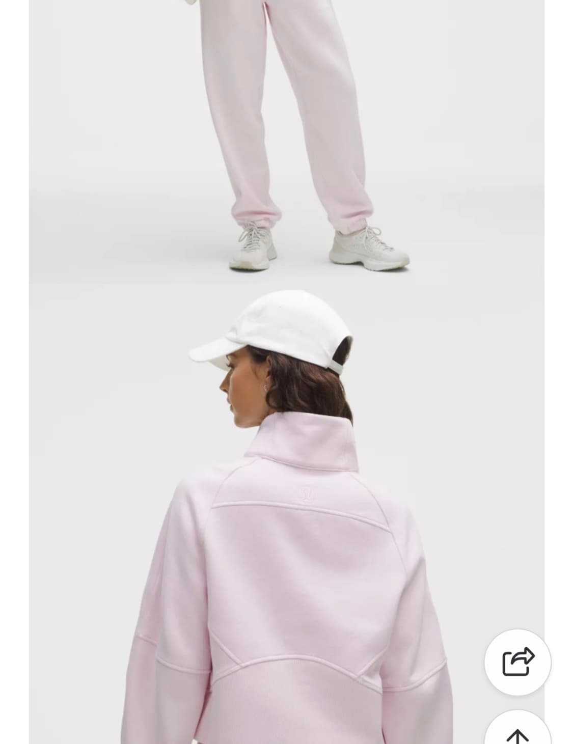 (새상품) 룰루레몬 스쿠바 오버사이즈 퍼널넥 딸기우유 상품이미지2