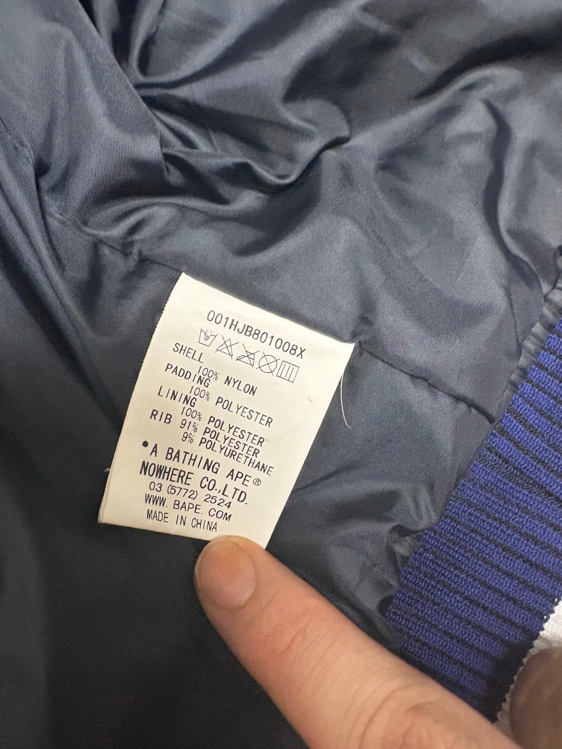 [XL] 베이프 청계 샤크 바시티 패딩 판매합니다 상품이미지5