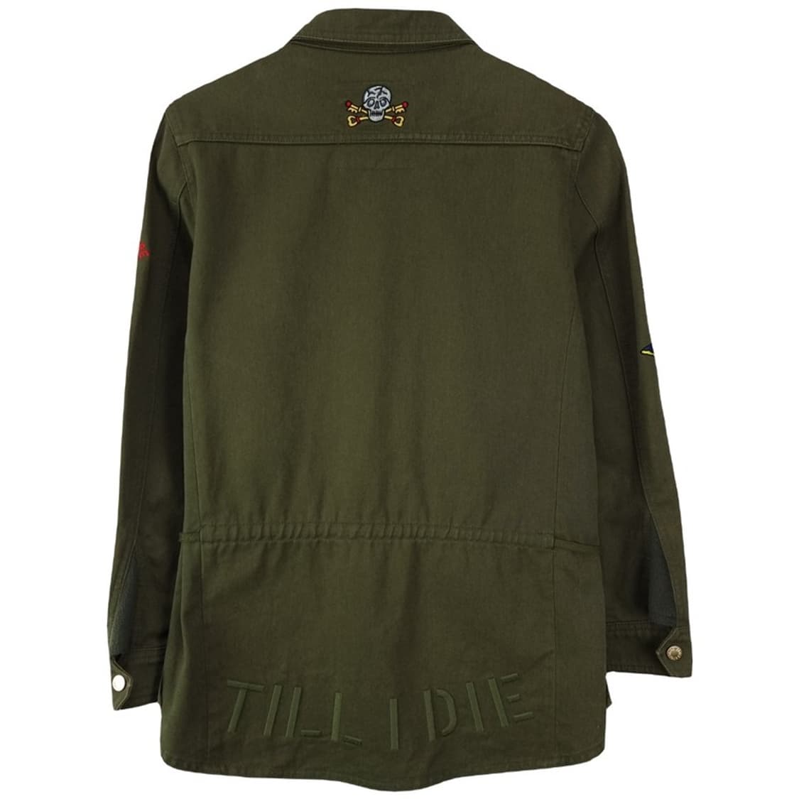 [쟈딕앤볼테르] 멀티 그래픽 자수 밀리터리 자켓 카키 P01540 상품이미지3