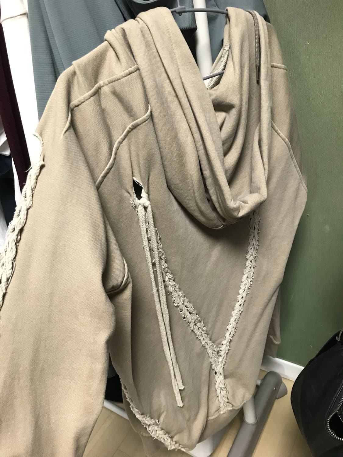 NACHE 나체 BRAID HOODIE ZIP-UP 상품이미지2