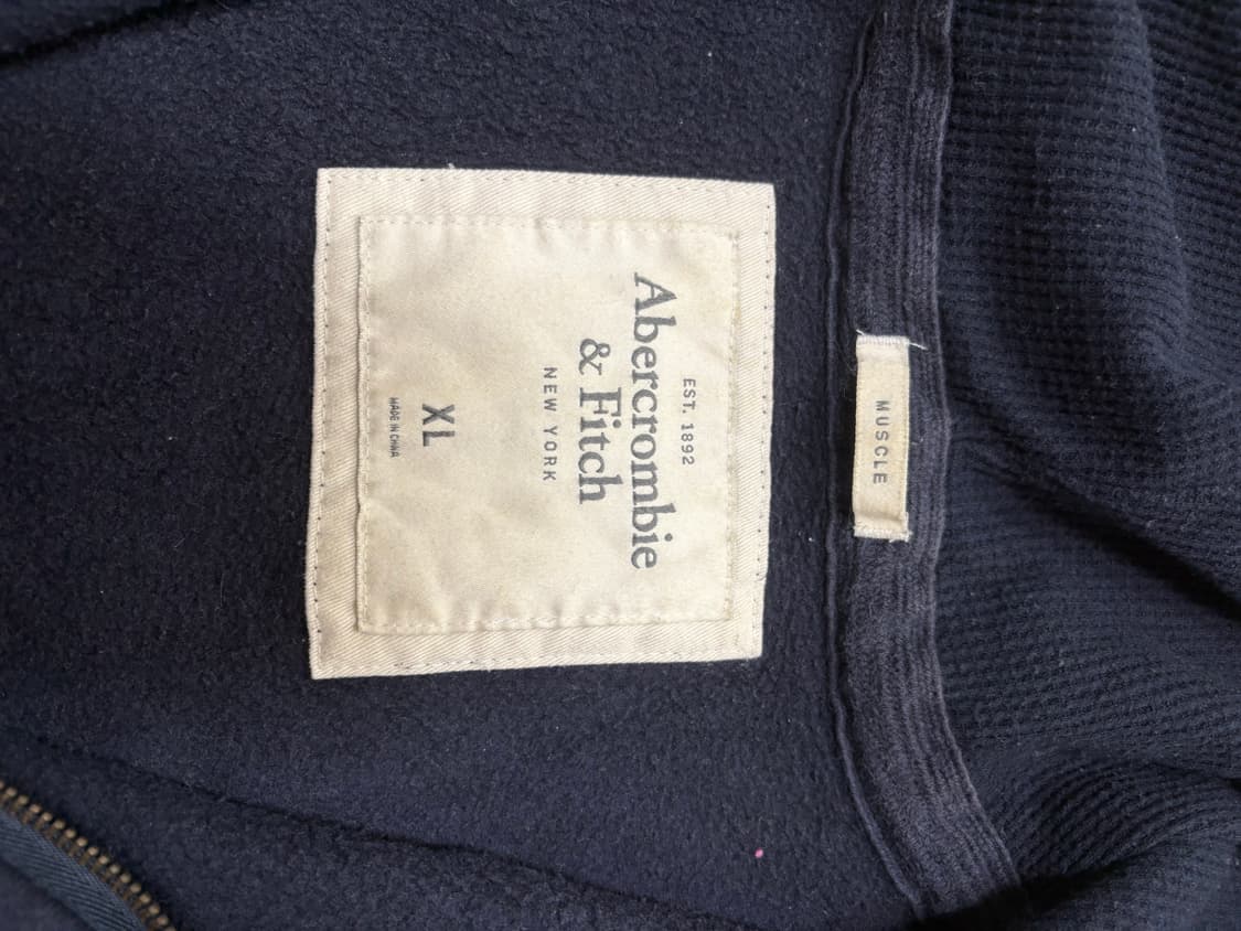 아베크롬비 후드집업 네이비 xl 상품이미지2